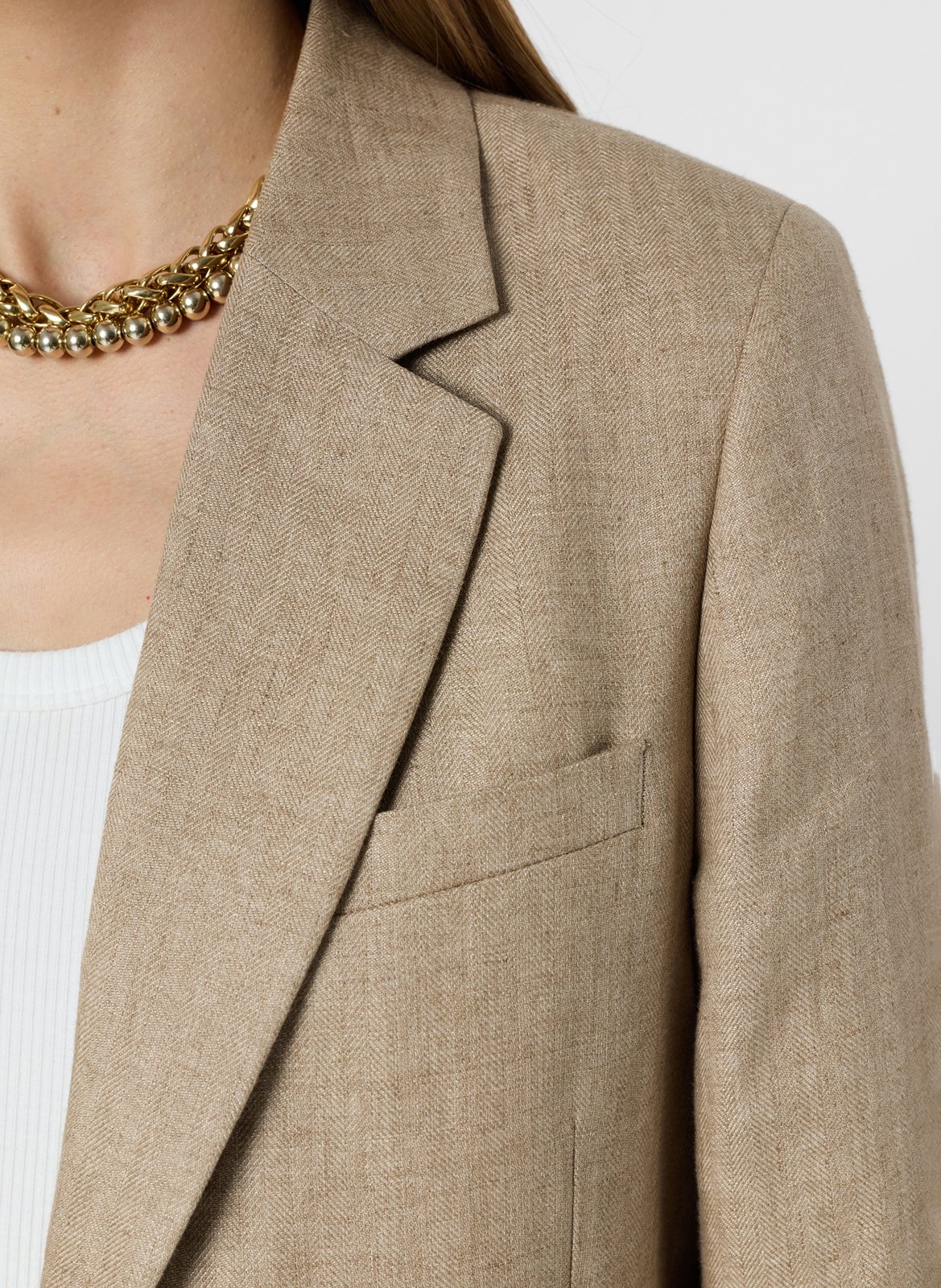 Linen jacket GERARD DAREL Beige