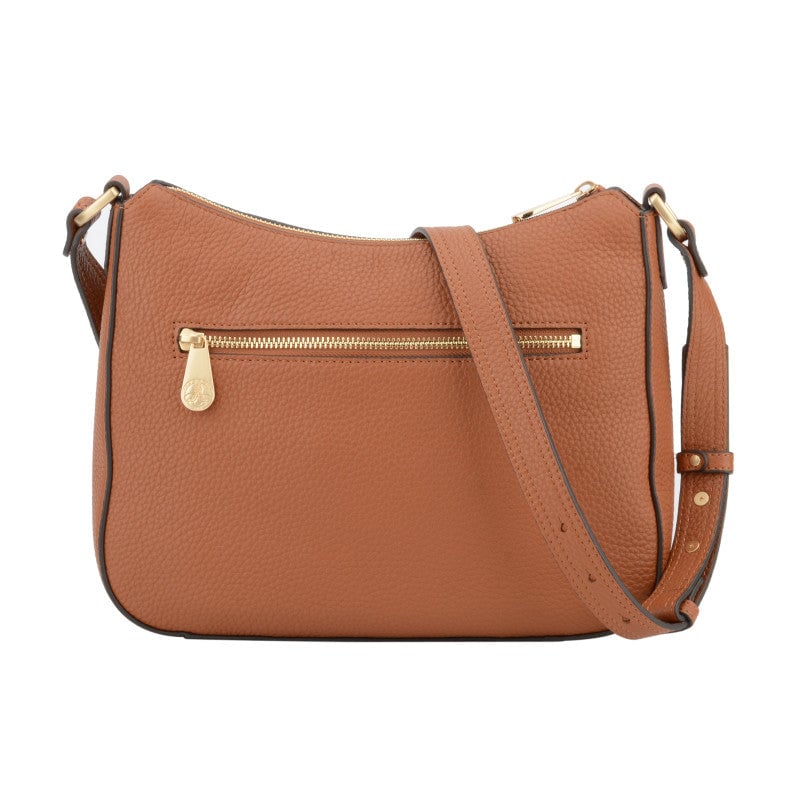 Crossbody bag in cowhide leather Brown
