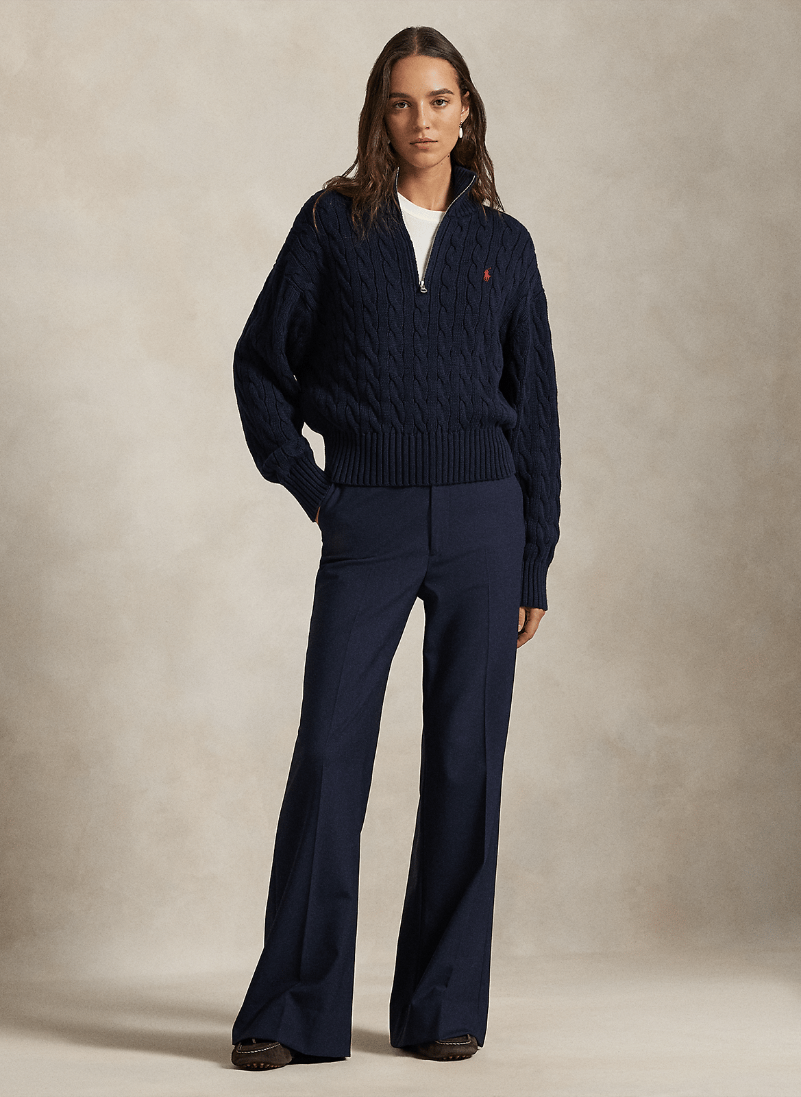 Straight cotton sweater POLO RALPH LAUREN Blue