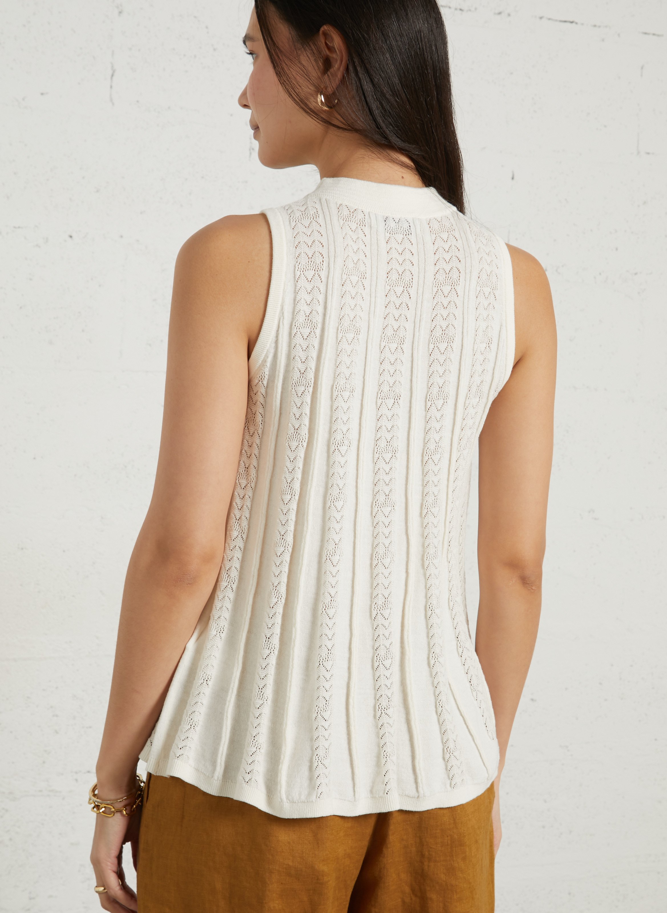 Round-neck top JC SOPHIE White