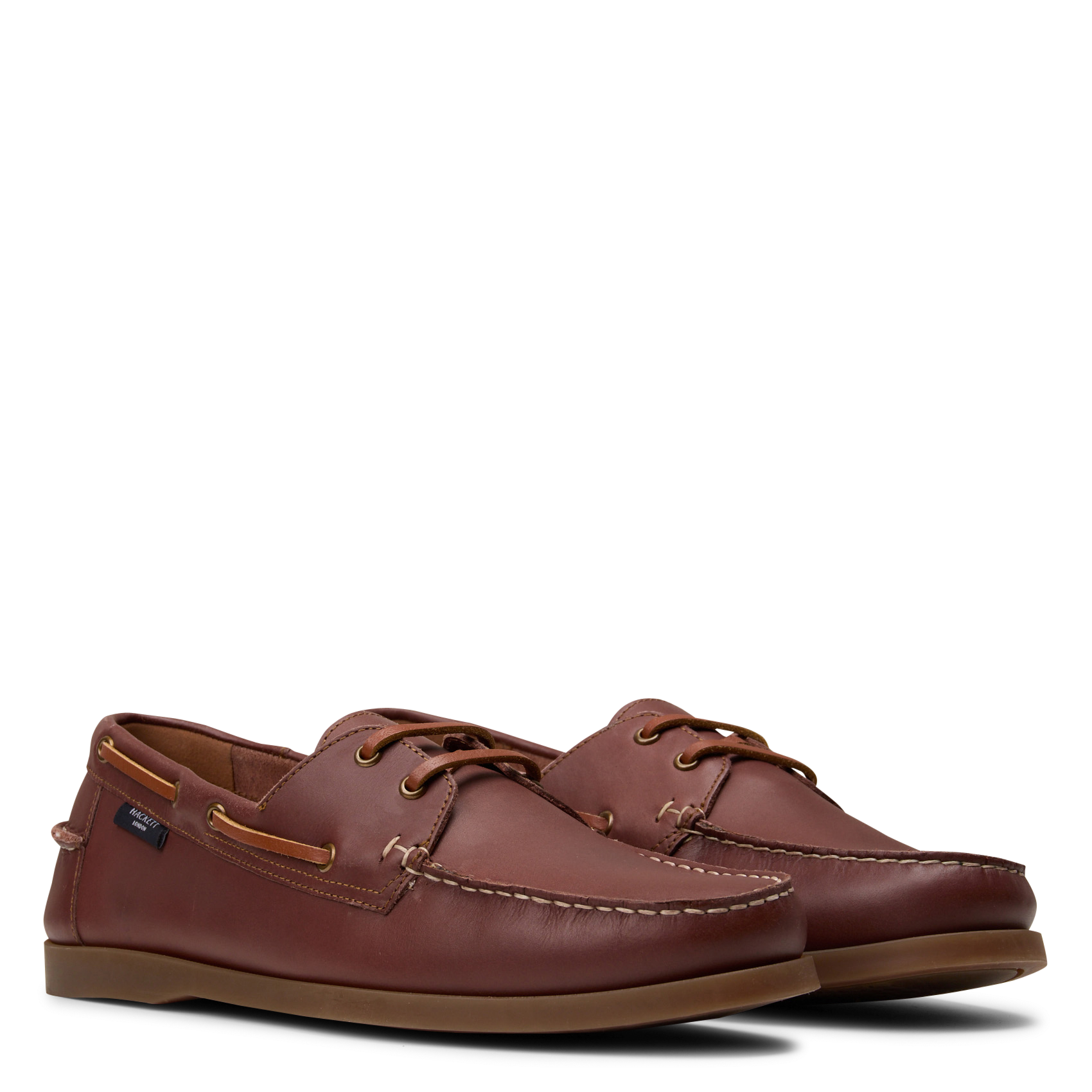 Zapatos náuticos de piel HACKETT Marron