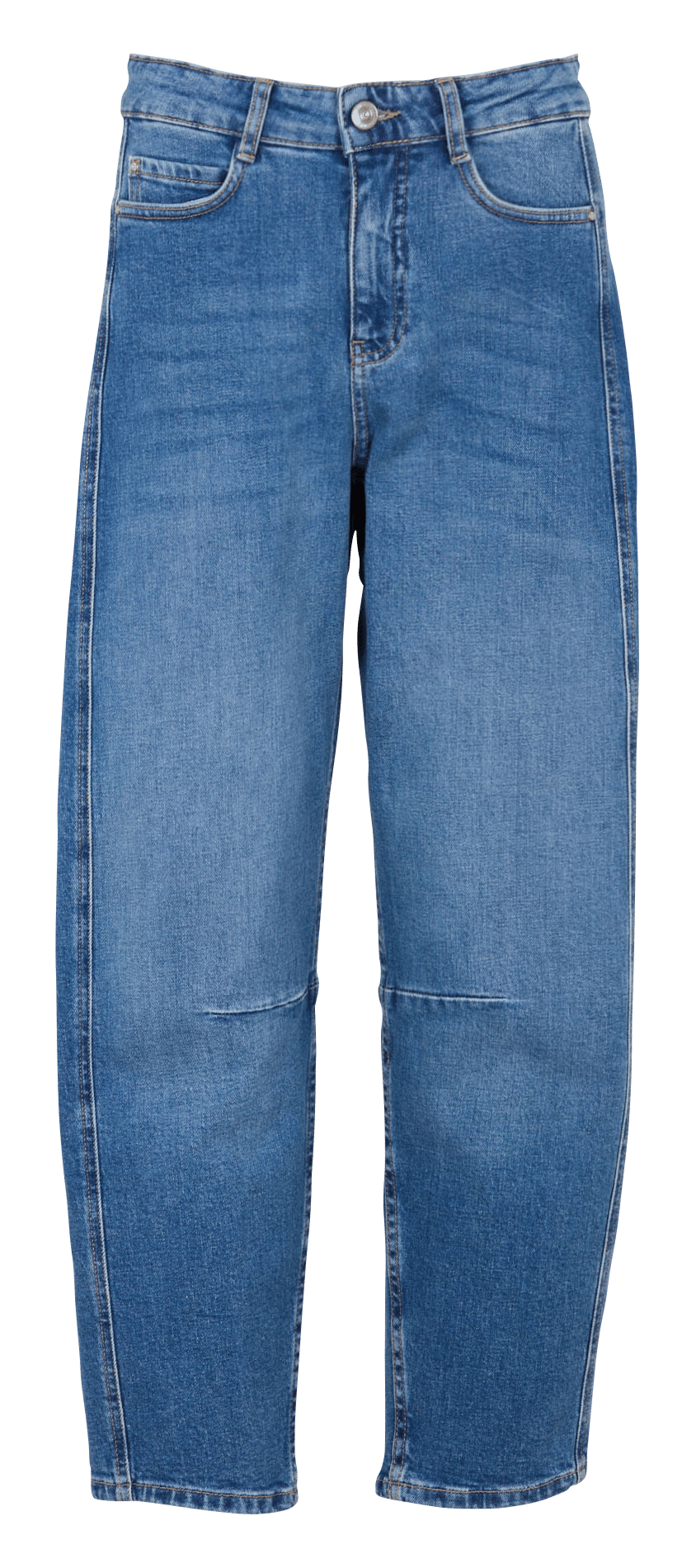 Jean ballon taille haute uni MAISON 123 Bleu