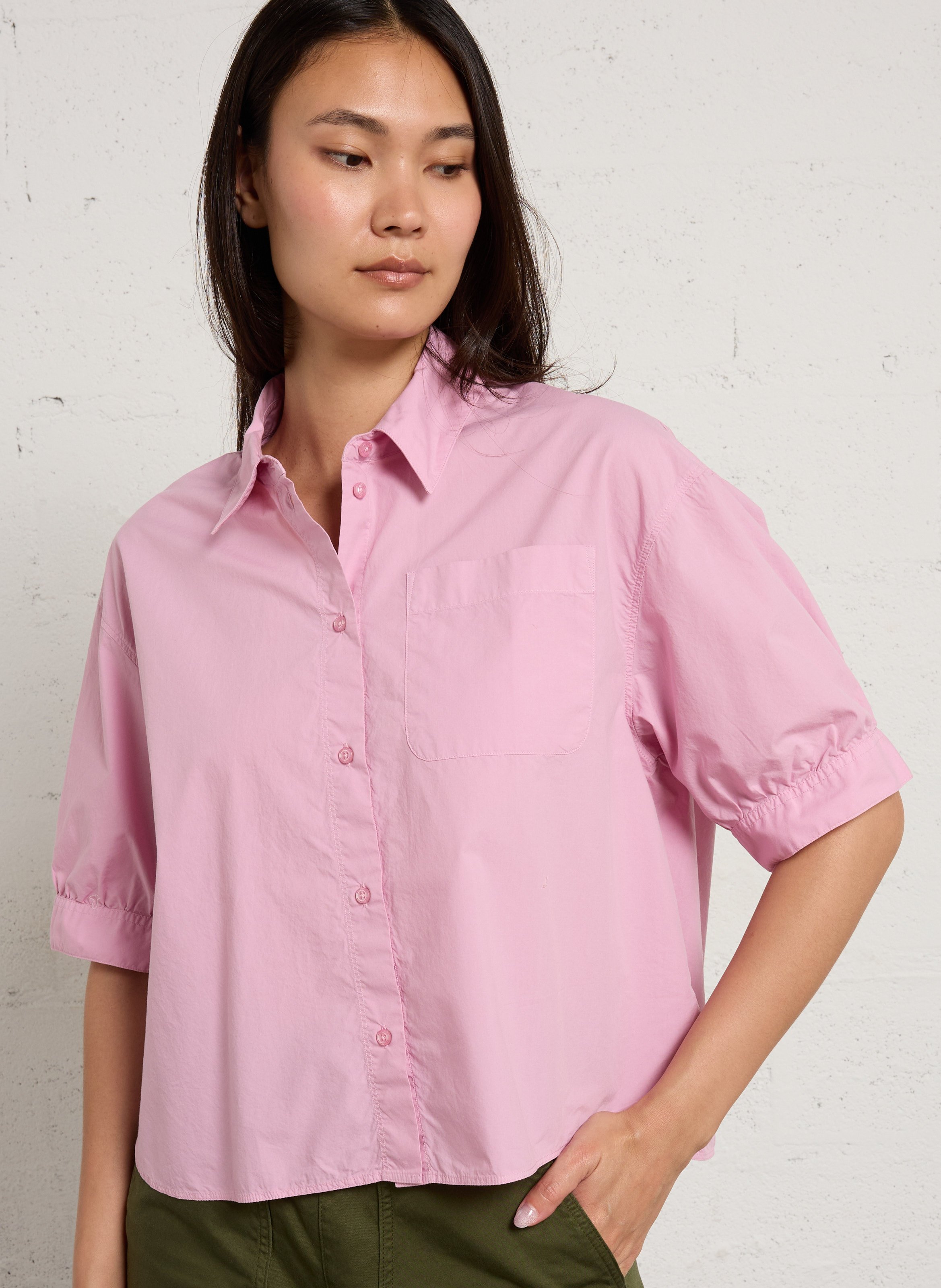 Cotton shirt with classic collar BENSIMON