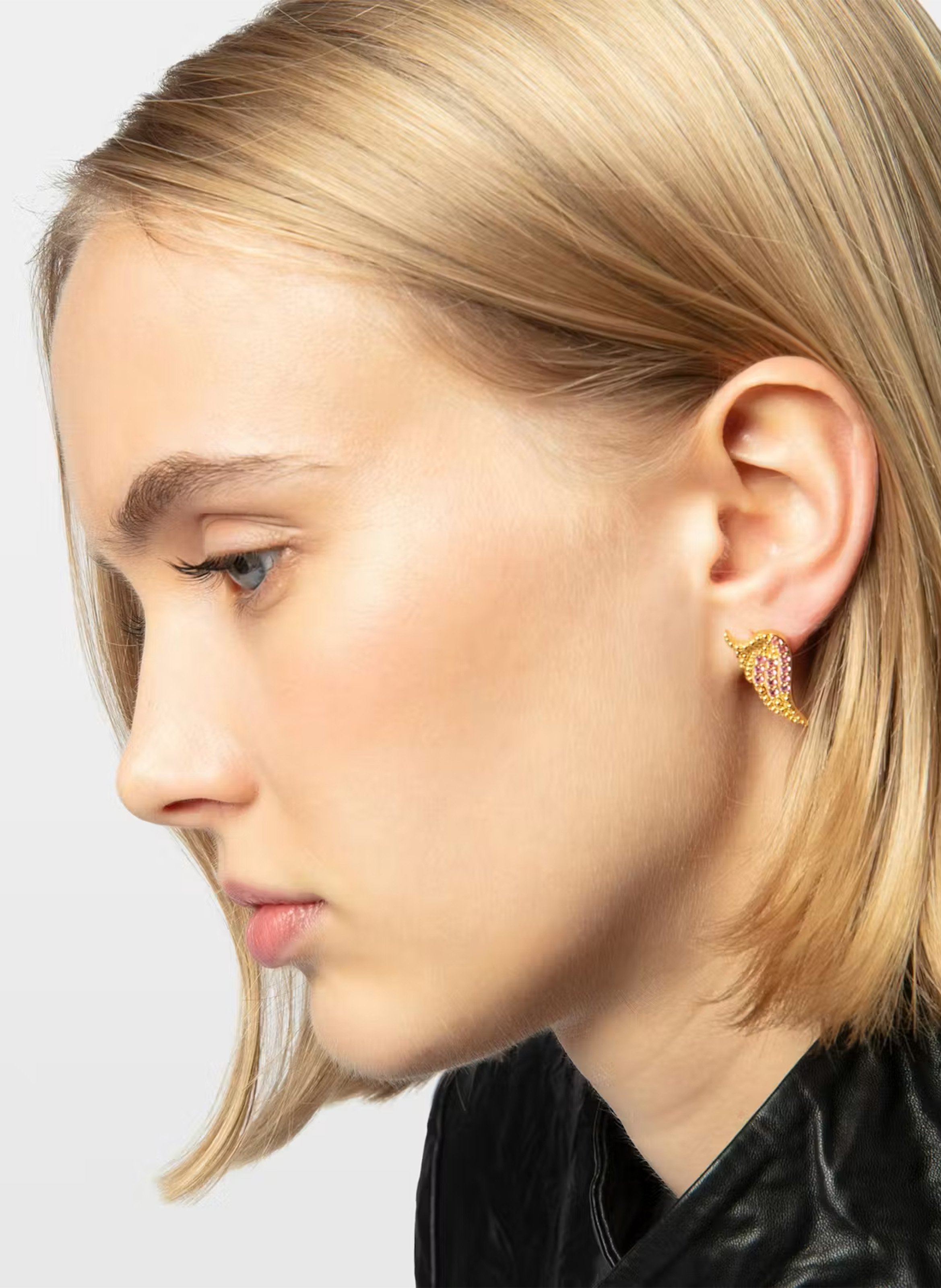Oorbellen met stras ZADIG&VOLTAIRE Goudkleurig