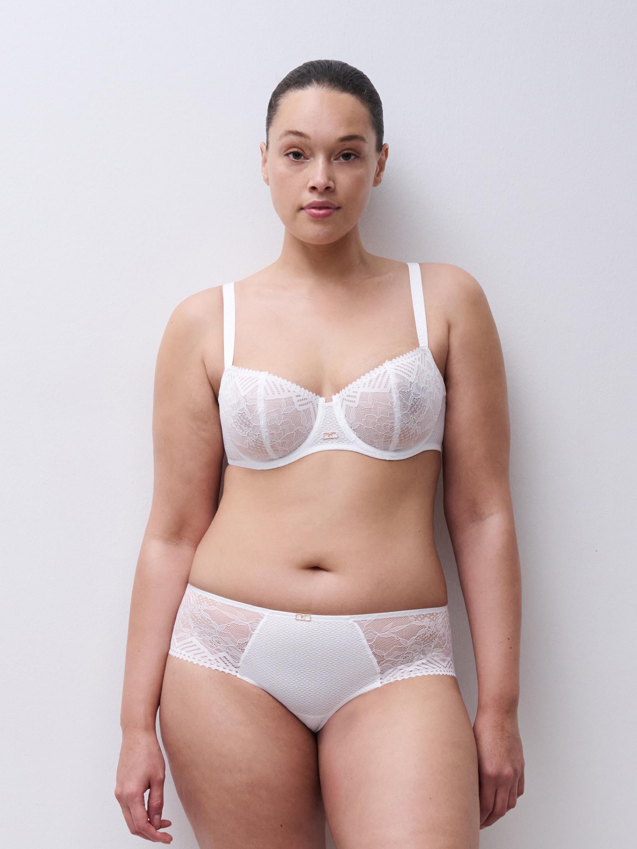 Lace boy shorts CHANTELLE White
