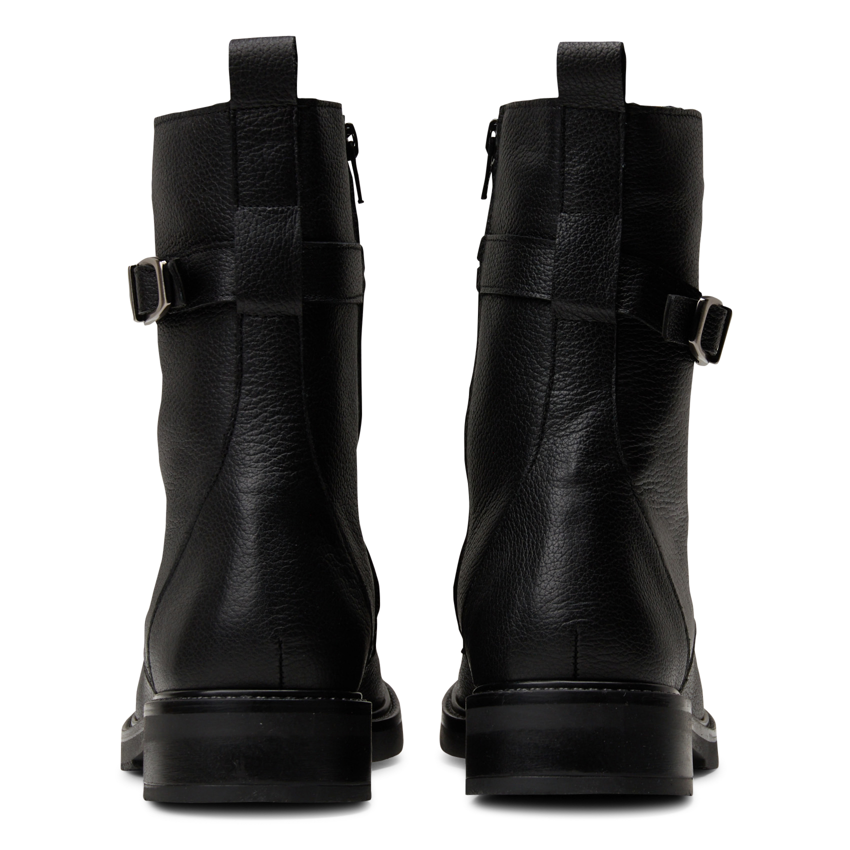 Lace-up leather ankle boots HUMILITY Black