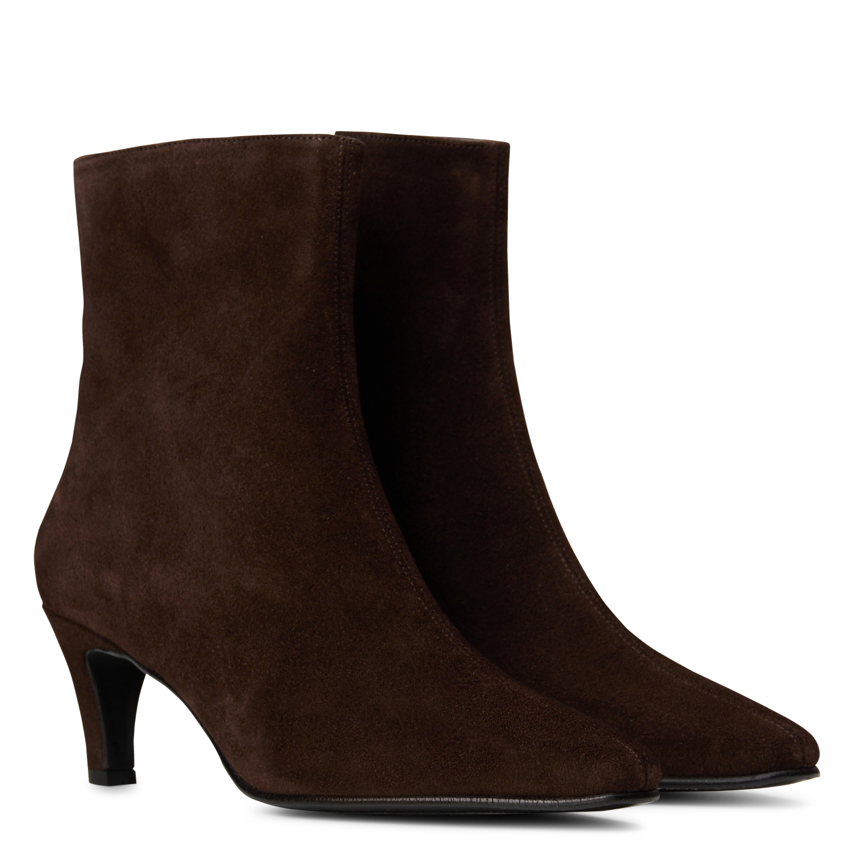 Heeled suede mid-calf boots | Brown MELLOW YELLOW Women