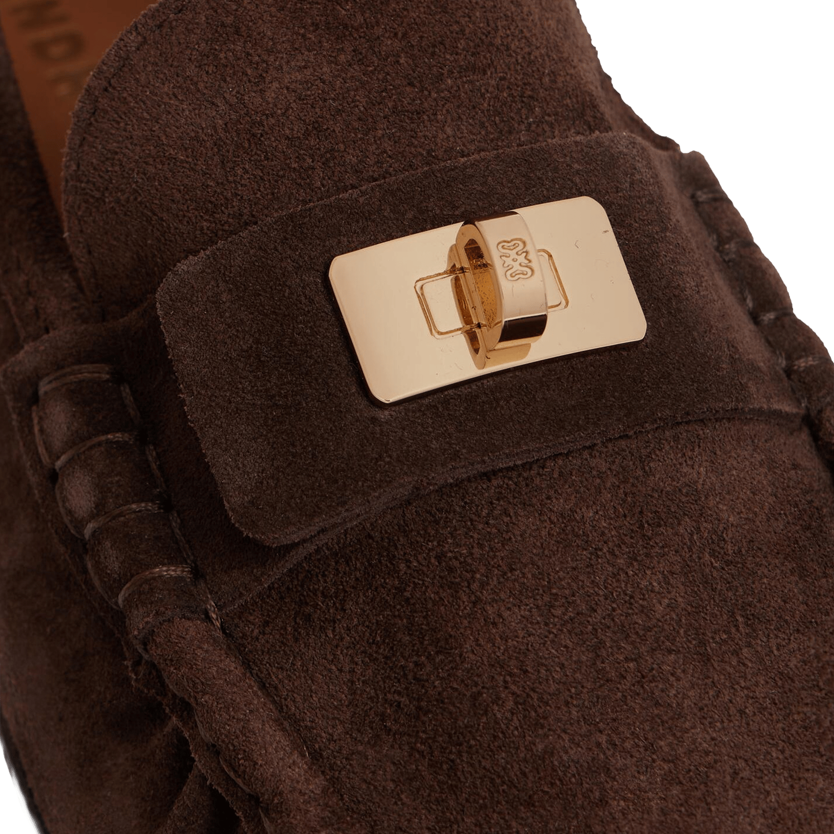 Suède leren mocassins SANDRO Bruin
