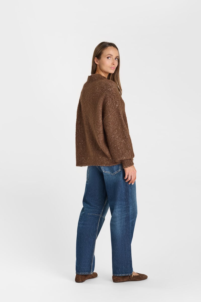 Nyx sweater LE TEMPS DES CERISES Brown