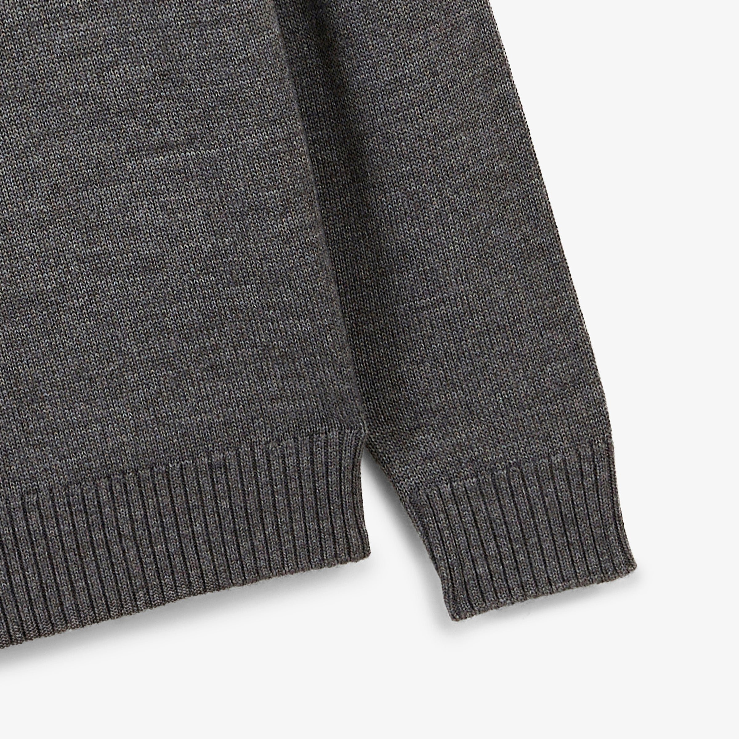 Blanco Biarritz Mohan jacquard crew-neck sweater SERGE BLANCO Grey