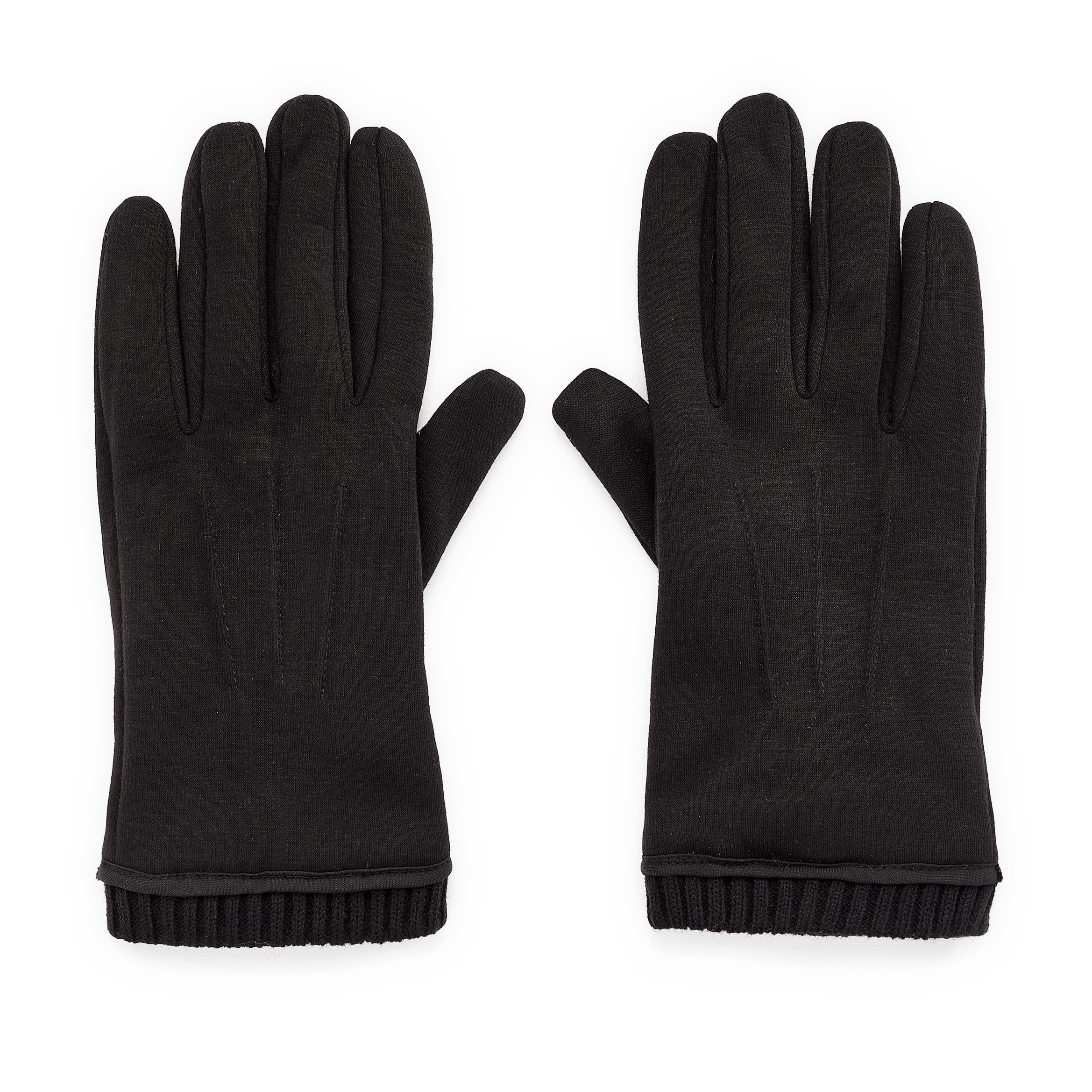 Herringbone gloves SAISON 1865 Black