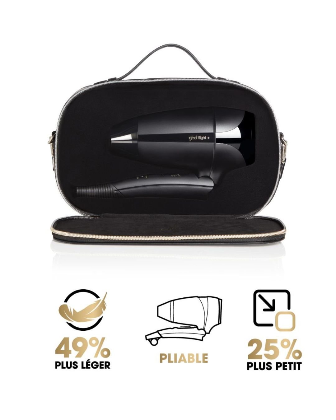 ghd Flight+ travel hairdryer GHD Noir