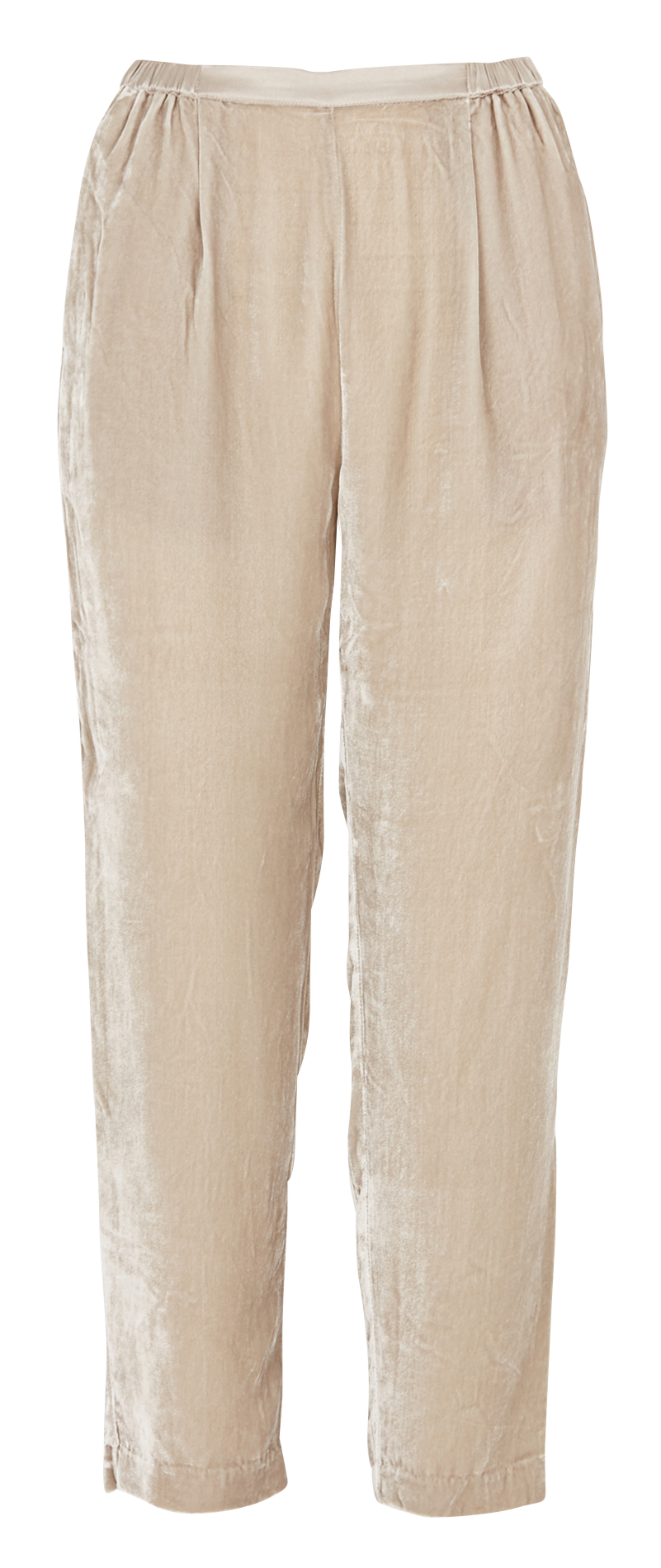 Pantalon droit en velours MES DEMOISELLES Gris