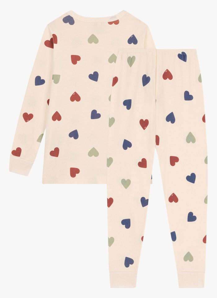 Pyjama cœur en coton enfant AVALANCHE/MULTICO