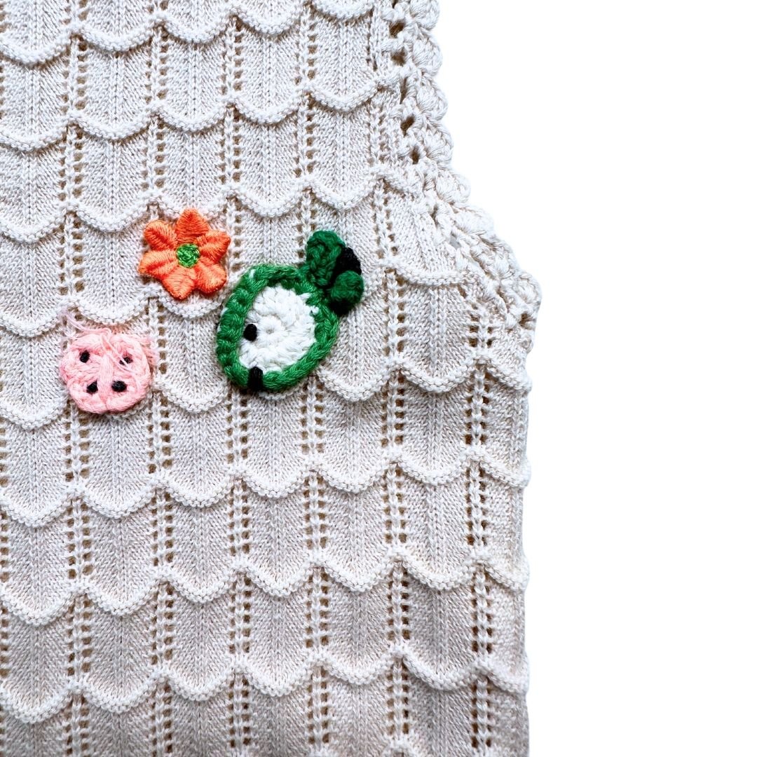 Beige children's T-shirt - 6 years BONPOINT - Seconde Main Beige