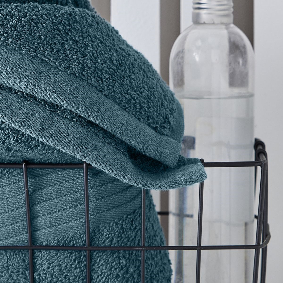 Solid color cotton bath towel TODAY LINGE DE MAISON Blue