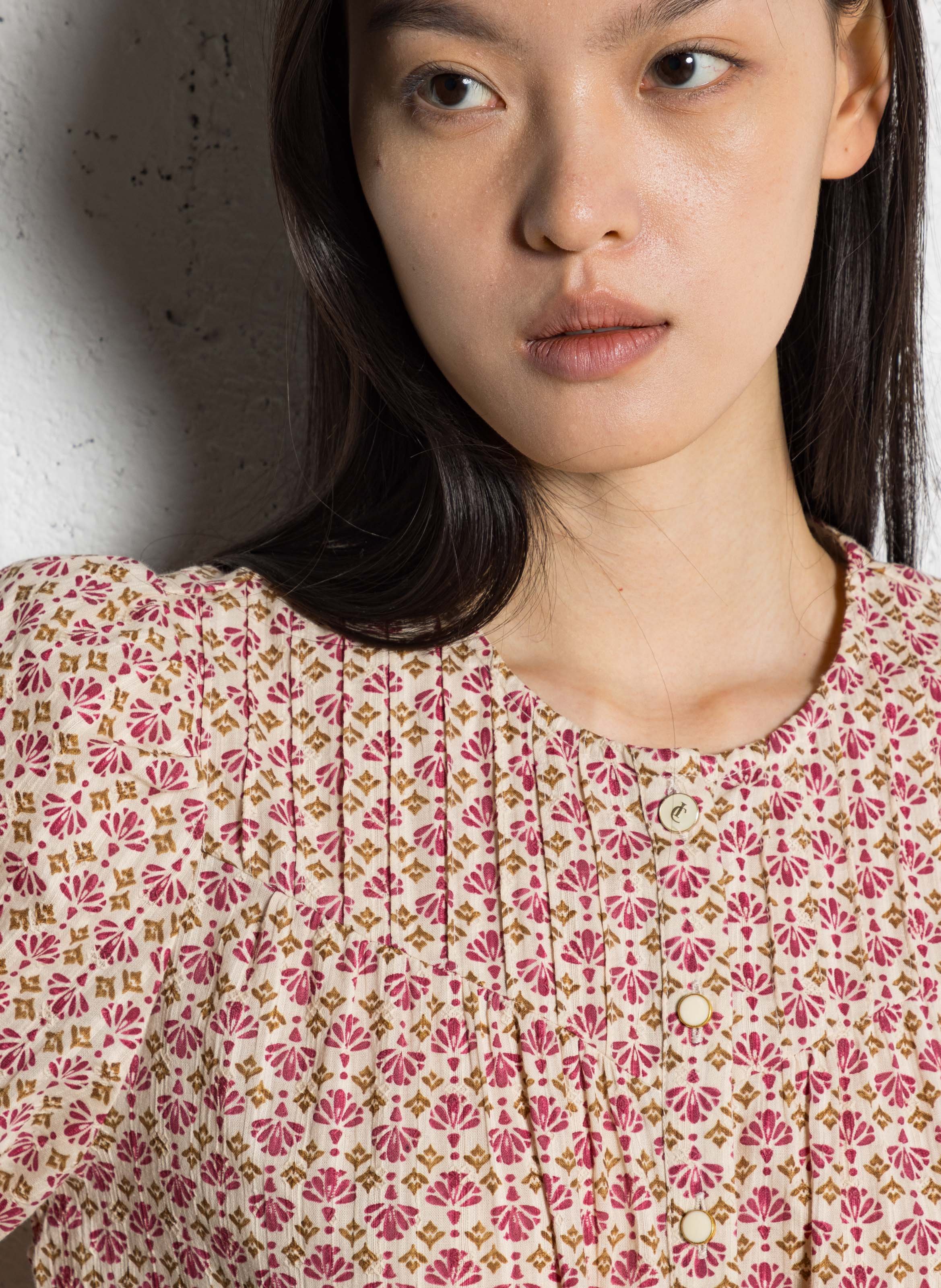 Abito aderente in cotone I CODE Rosa