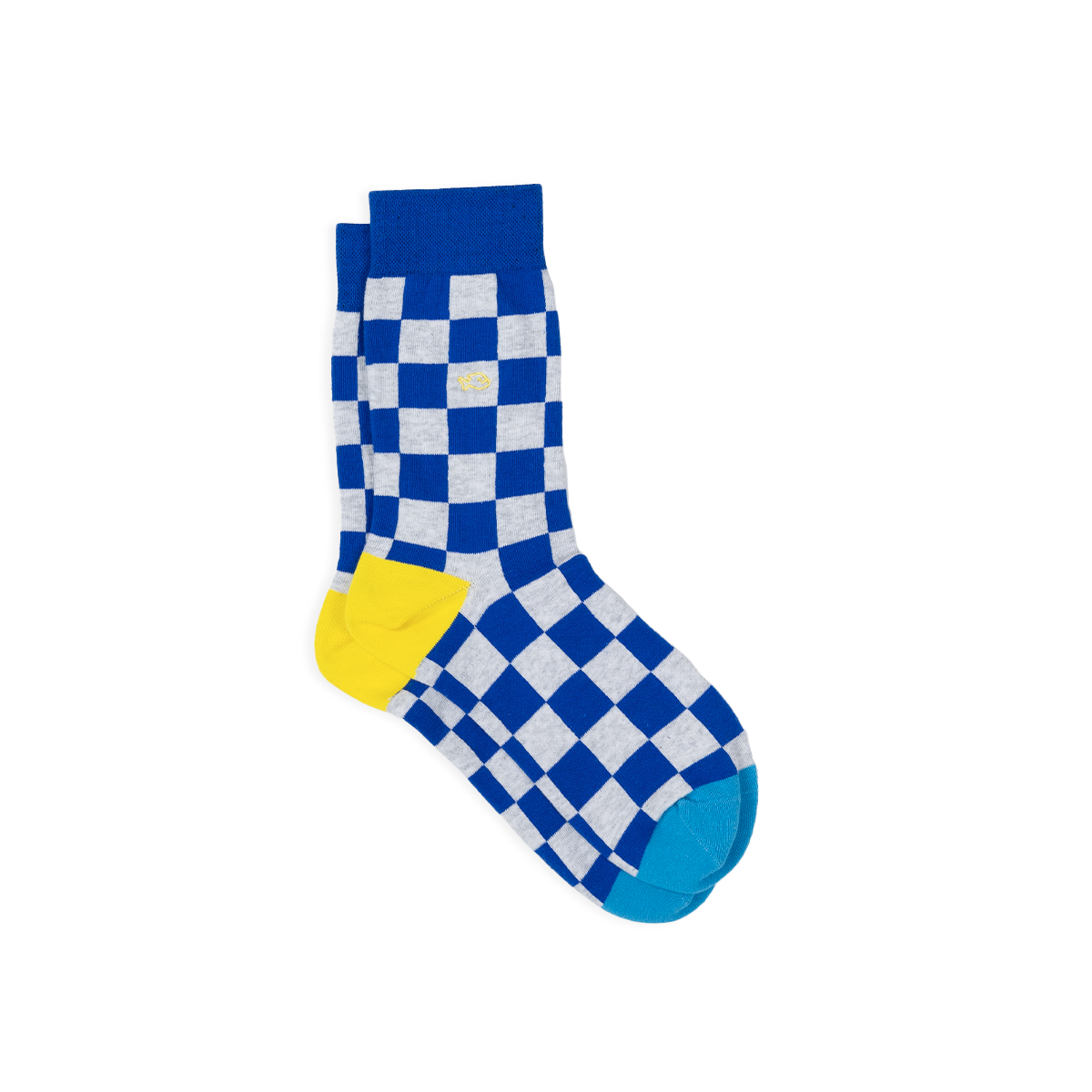 Checked combed cotton socks BILLYBELT