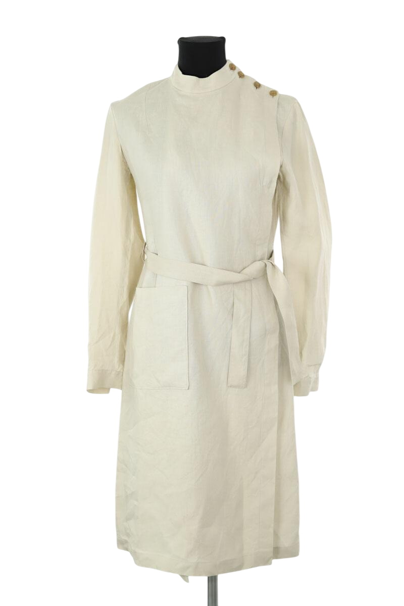 Linen dress ACNE STUDIOS - Seconde Main Beige