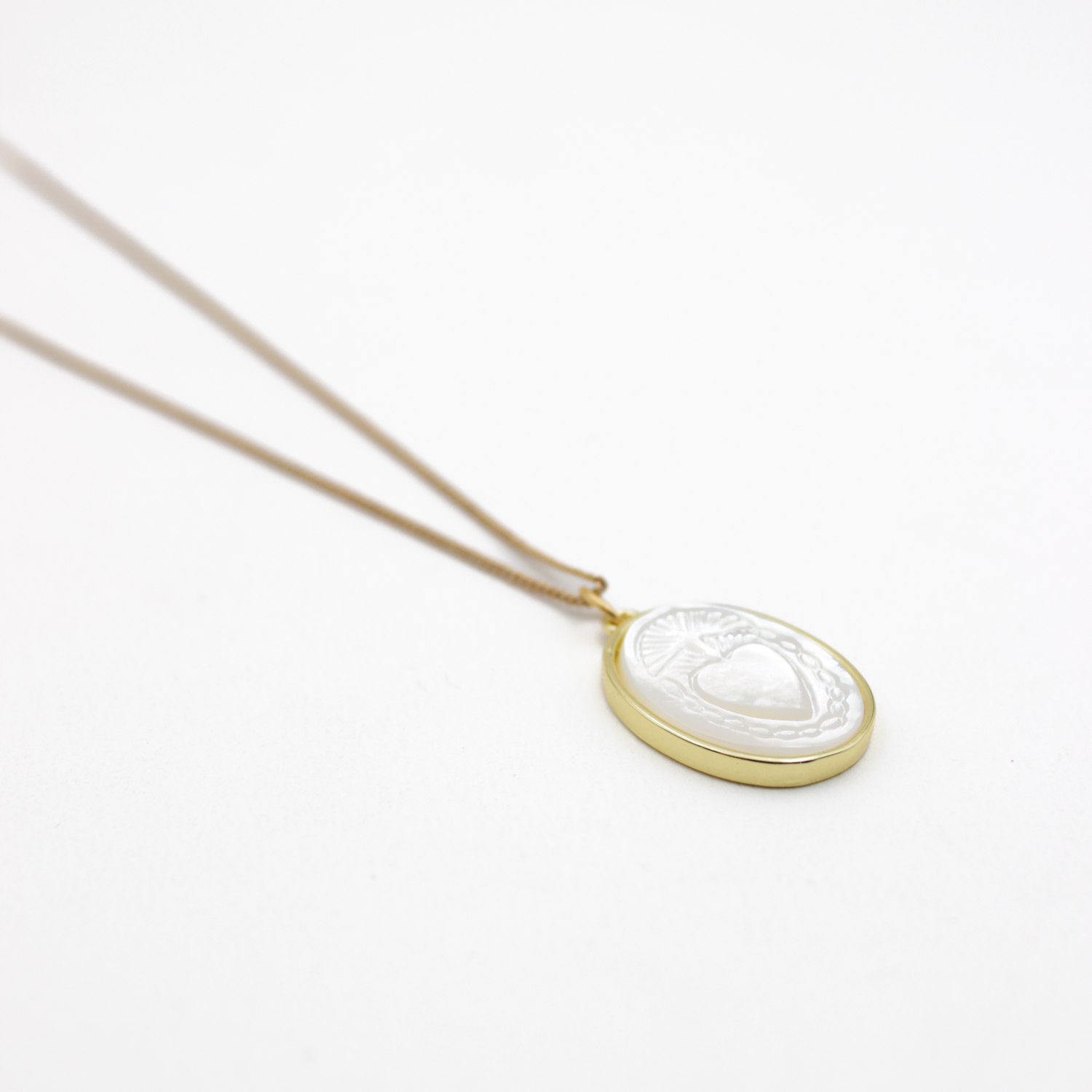 Collier long ex voto - eve L'ATELIER DES DAMES Doré