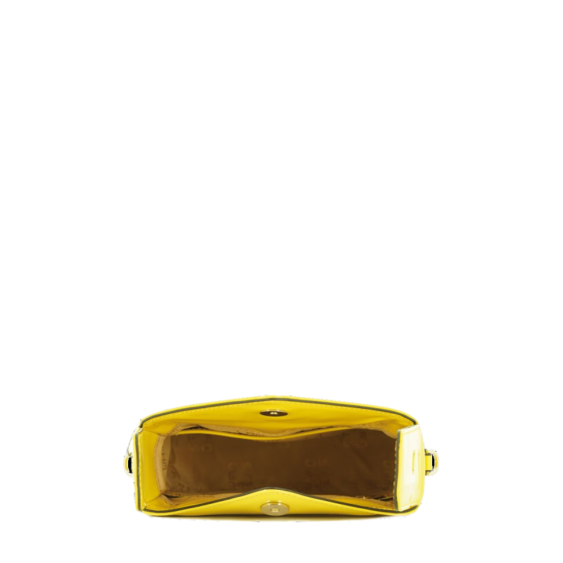 Shoulder bag - synthetic and leather POURCHET Yellow