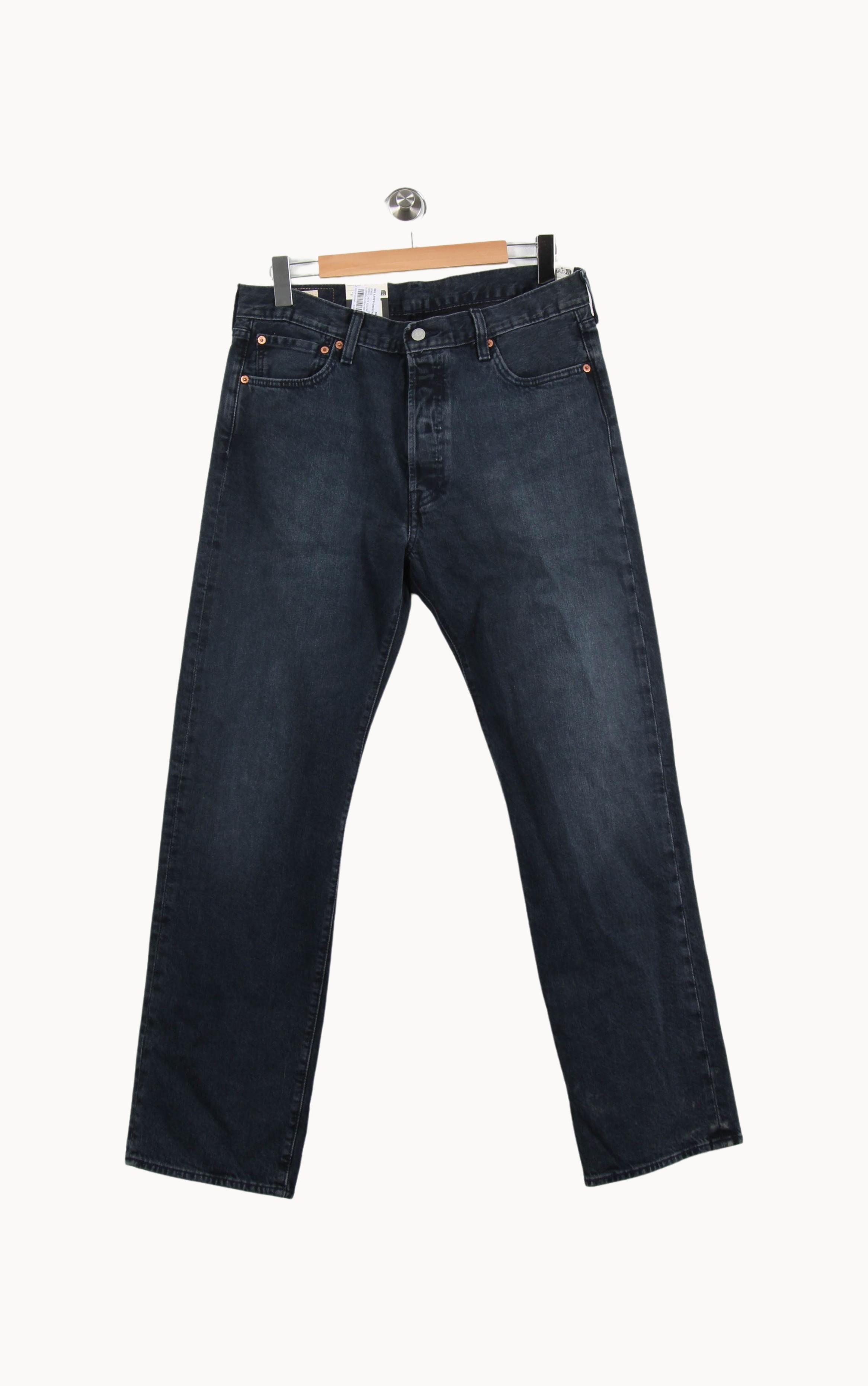 Cropped slim jeans with studs LEVI'S - Seconde main Black