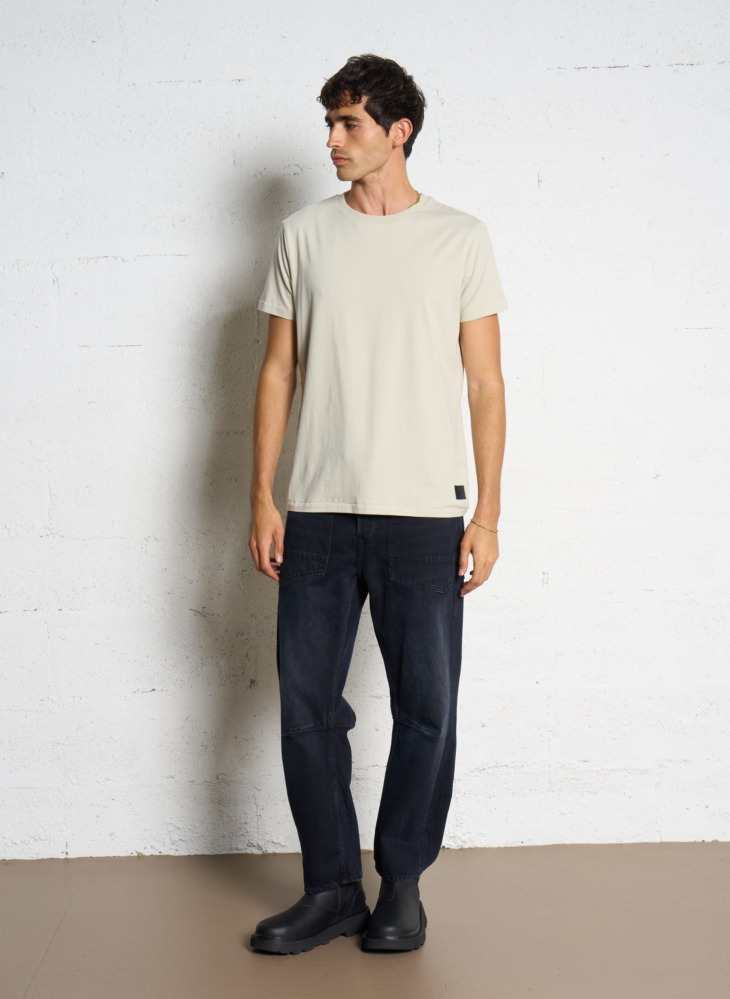 Loose cotton jeans LE TEMPS DES CERISES Blue