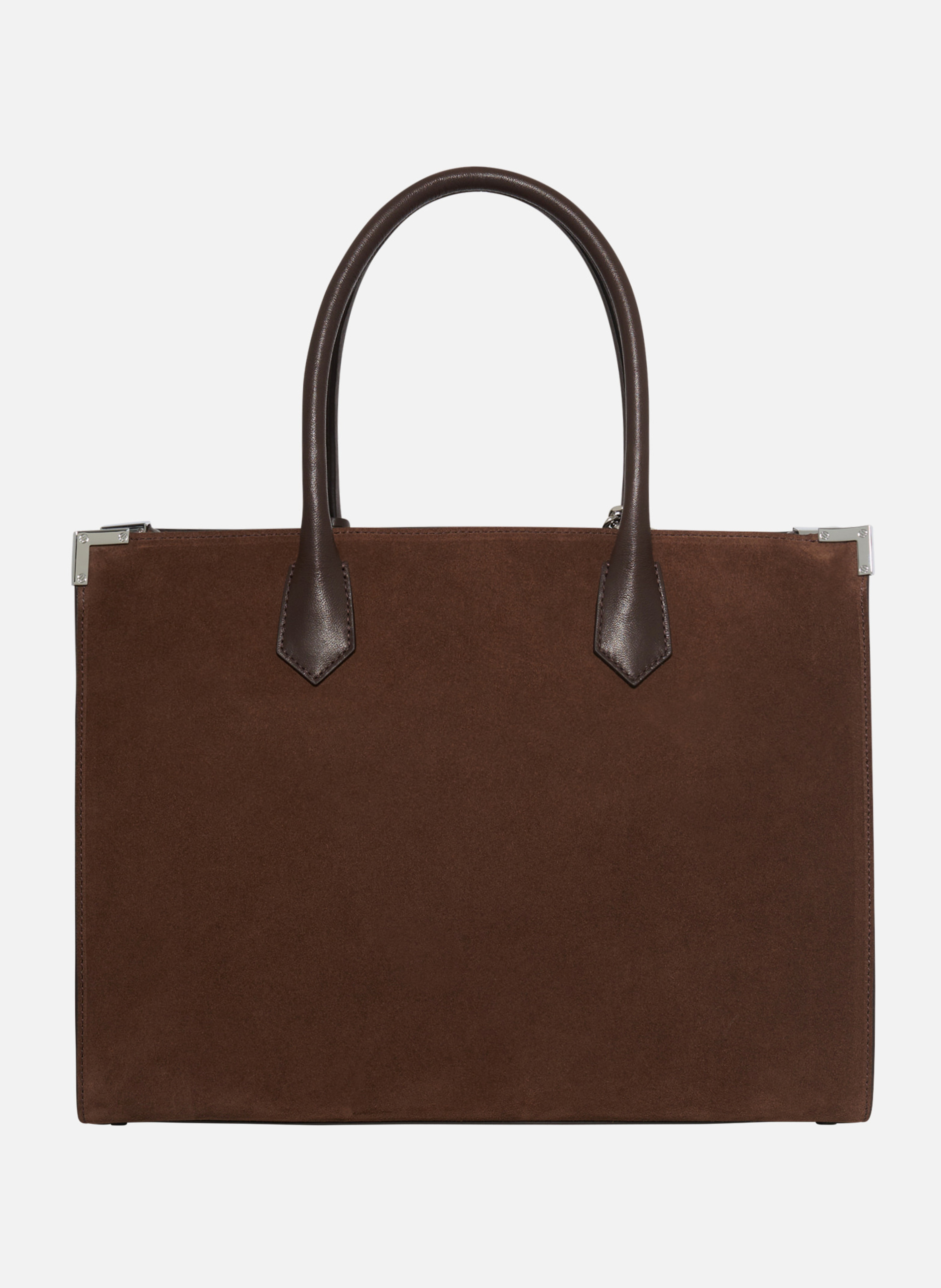 Ming L suede tote bag THE KOOPLES Brown