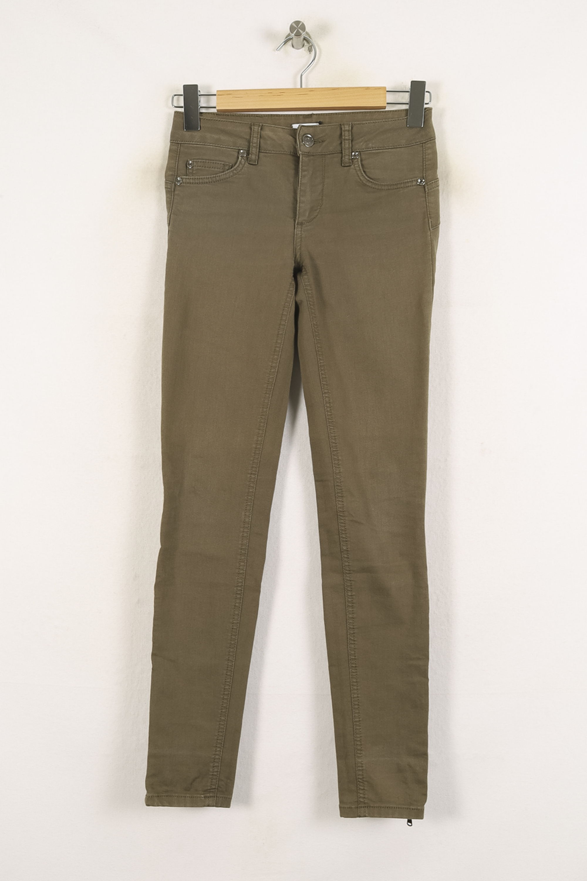 PANTS LIU JO - SECONDE MAIN Green