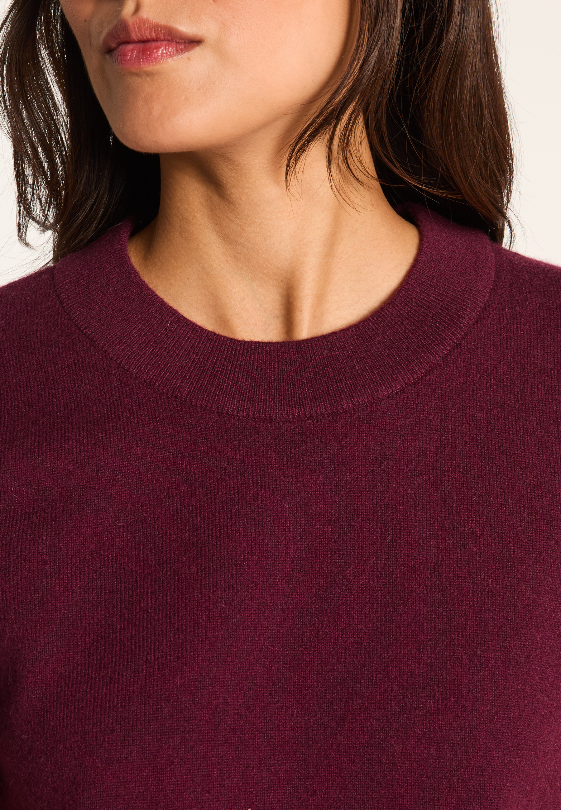 Cashmere T-shirt MAISON MONTAGUT Purple