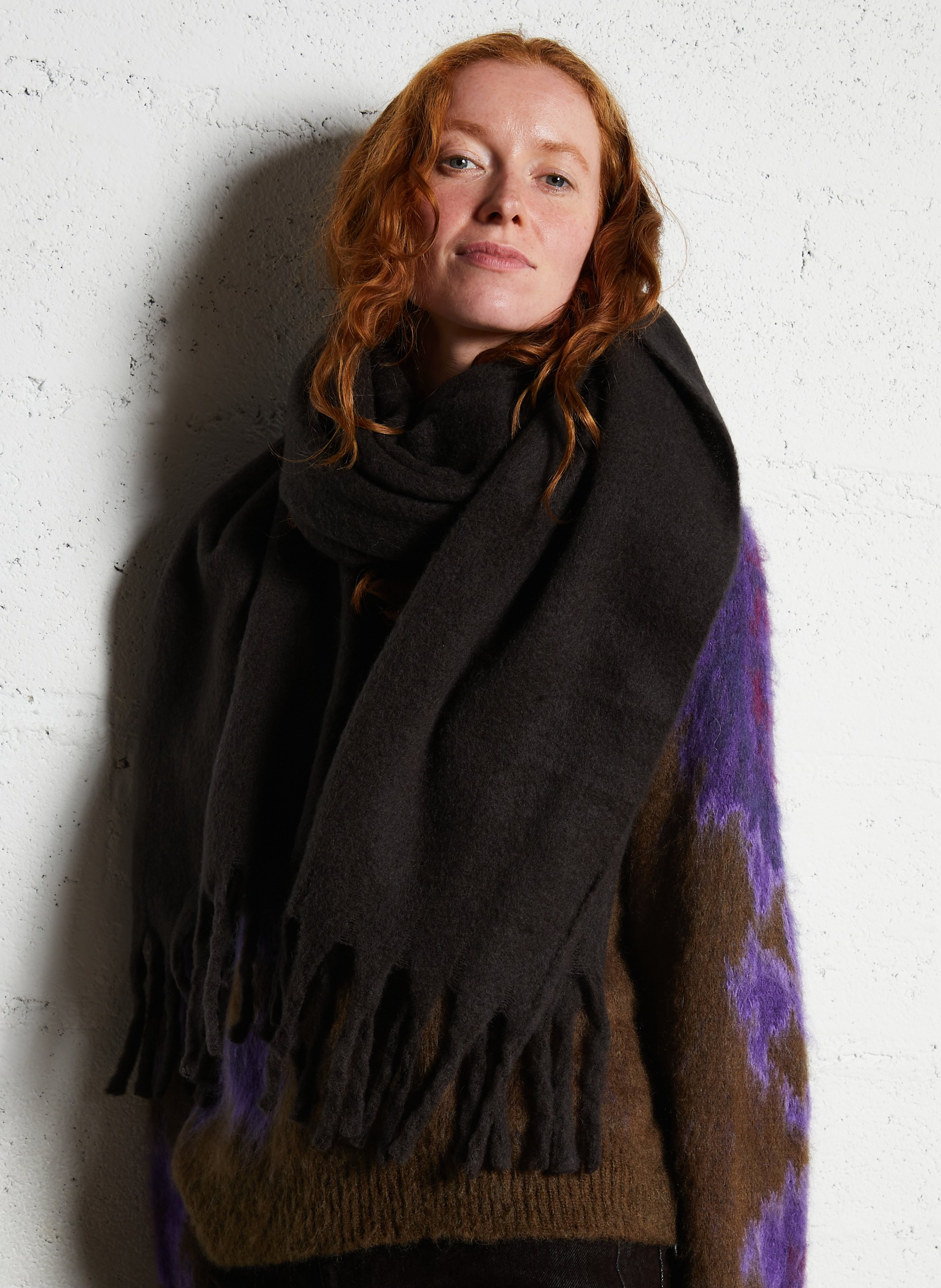 Echarpe à franges  AMERICAN VINTAGE