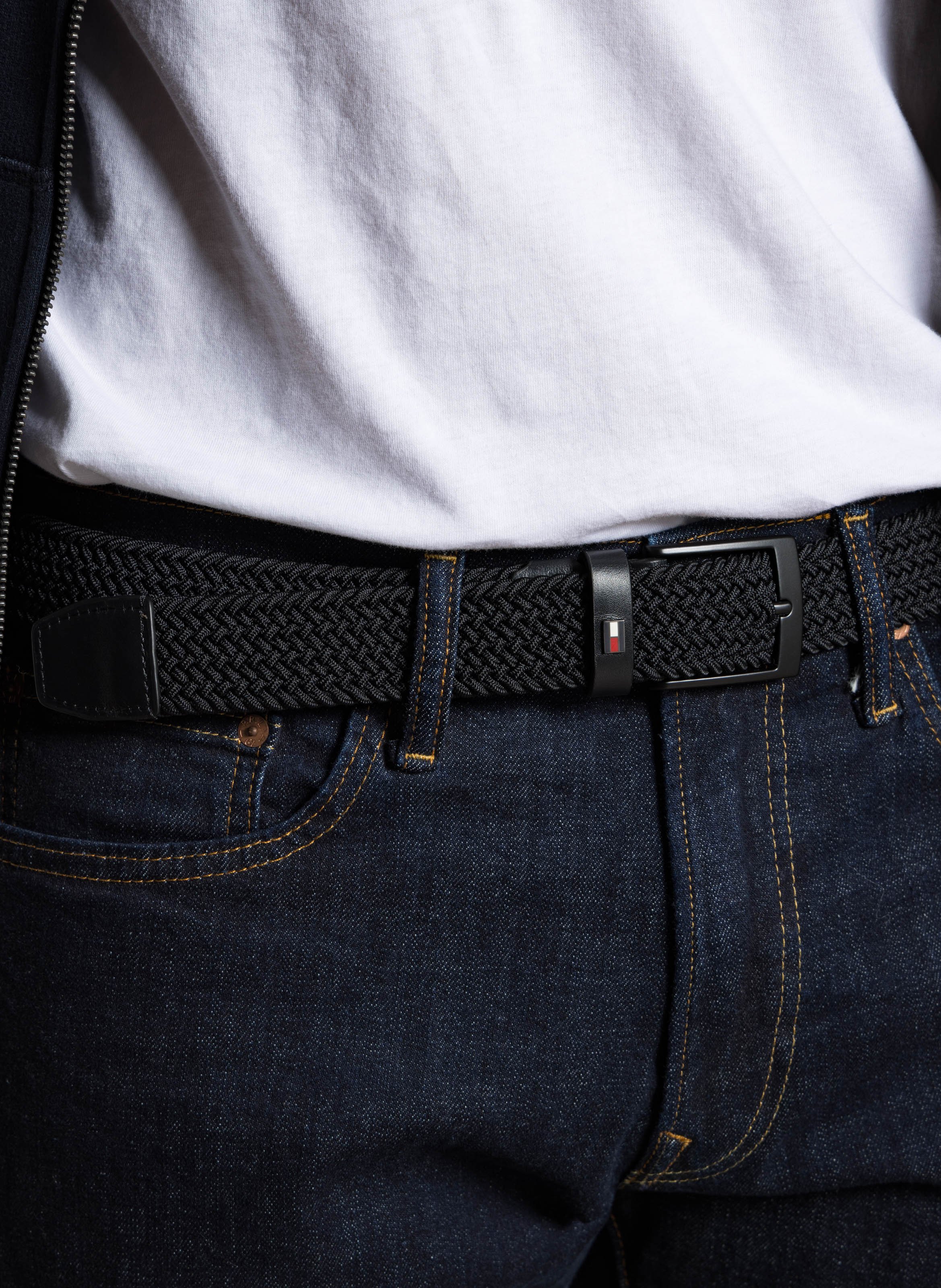 Flechtgürtel TOMMY HILFIGER Schwarz