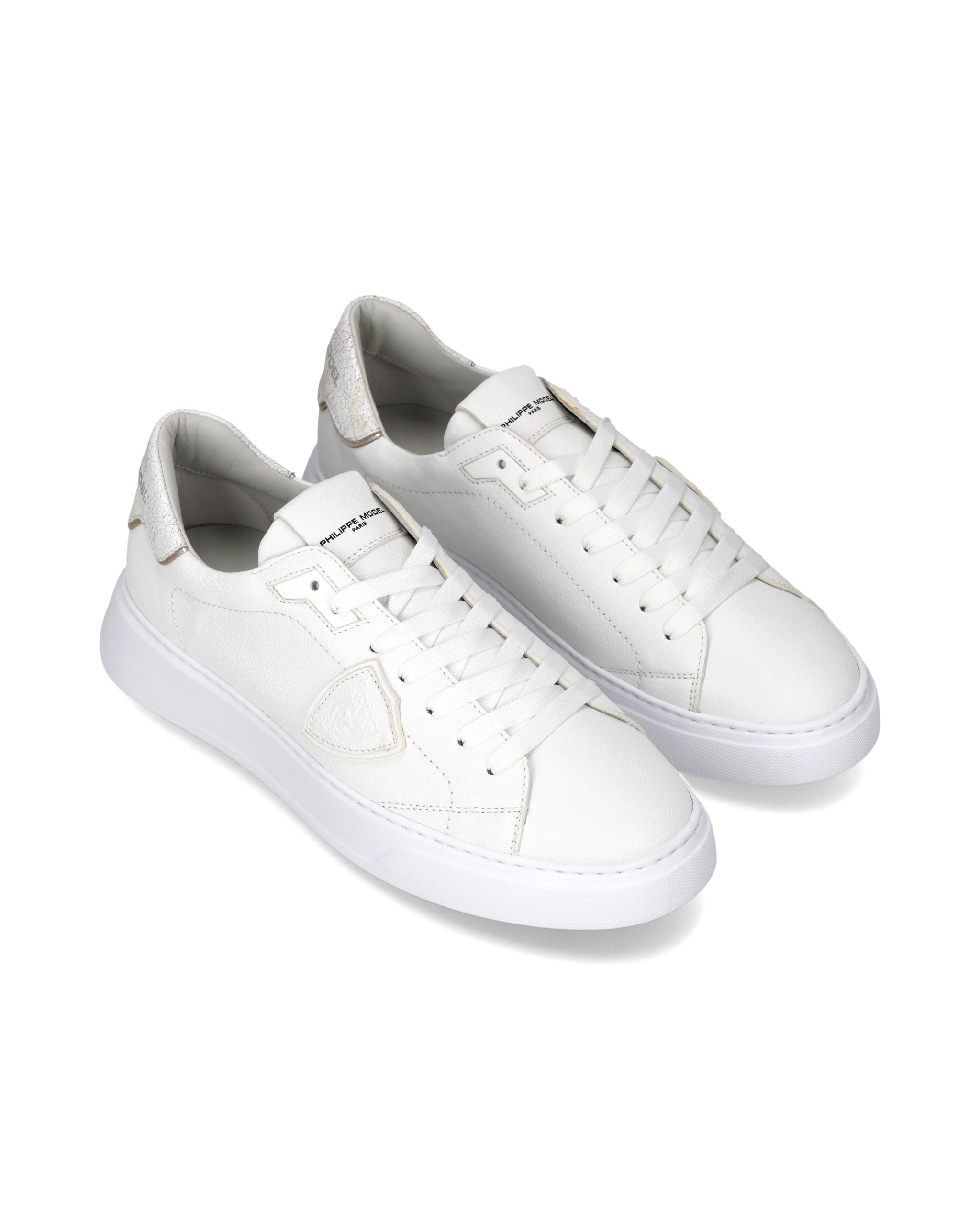 Tennis Temple Sneakers. PHILIPPE MODEL White