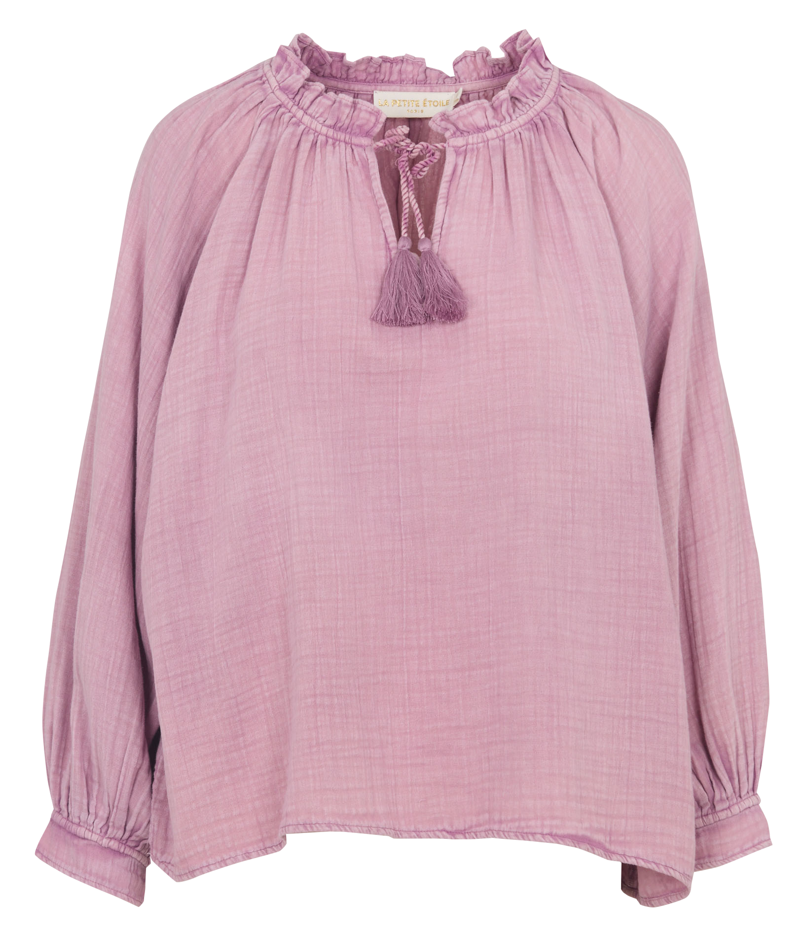Blouse col V en coton LA PETITE ETOILE