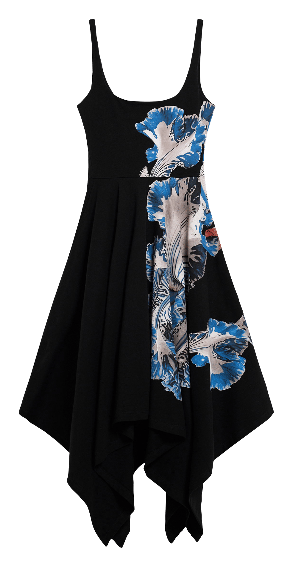 Robe midi col carré DESIGUAL Noir