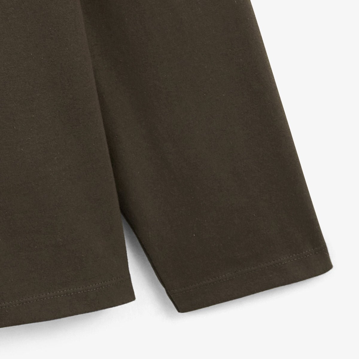 Rugby jersey in cotton with contrasting collar SERGE BLANCO Brown