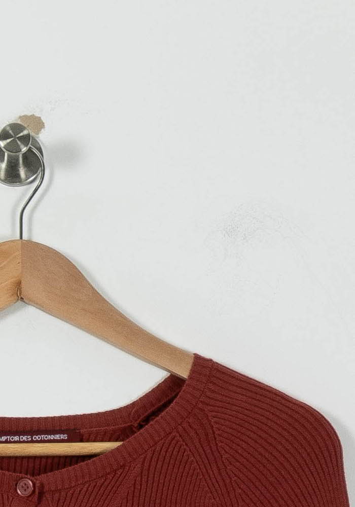 Cardigan COMPTOIR DES COTONNIERS - Seconde main Red