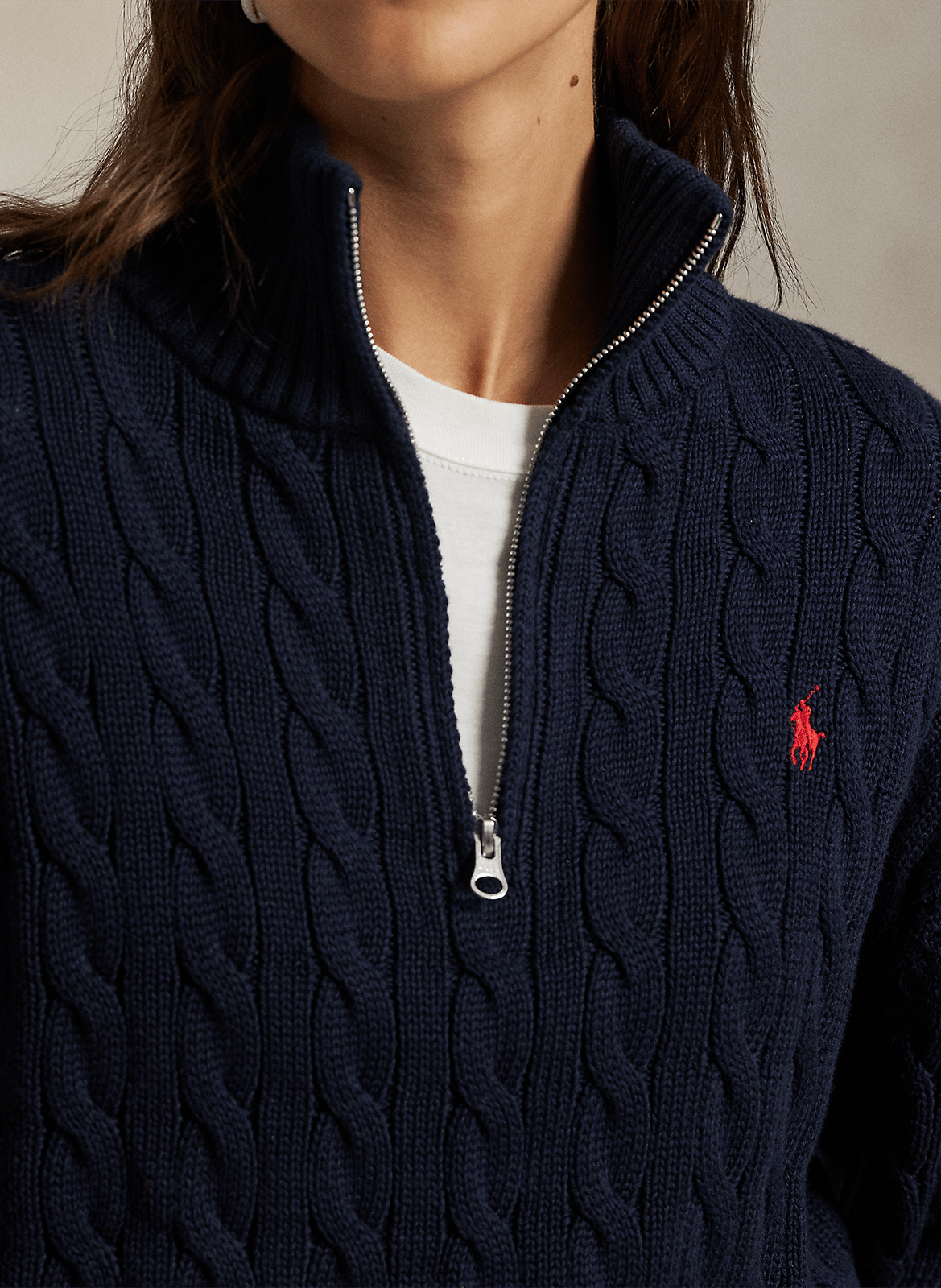 Straight cotton sweater POLO RALPH LAUREN Blue