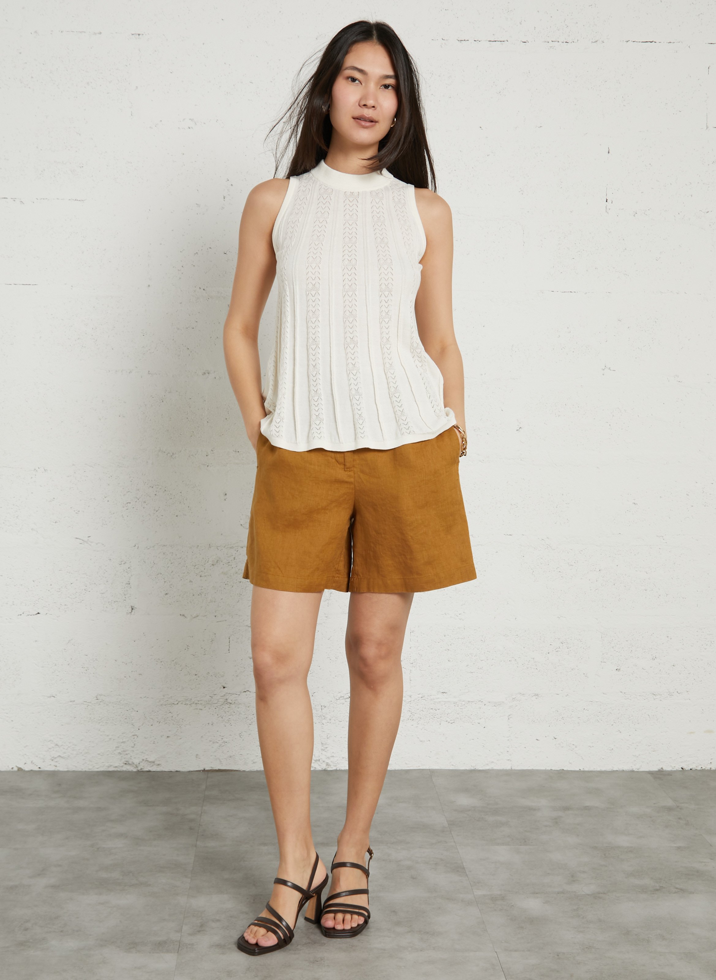 Round-neck top JC SOPHIE White