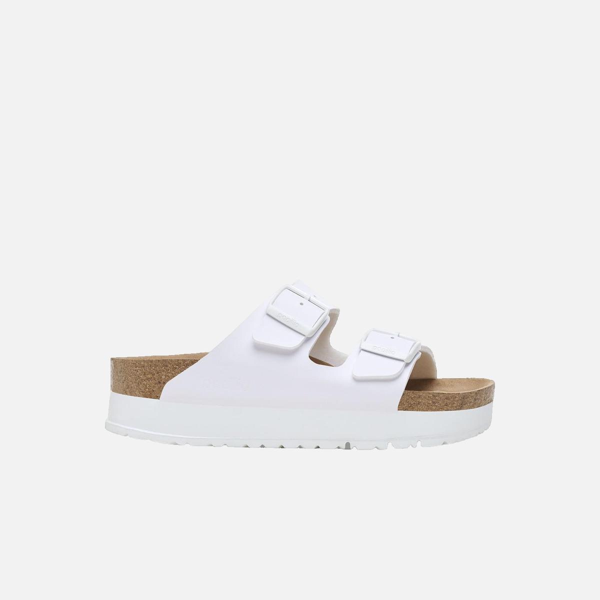 Arizona flat sandals BIRKENSTOCK White