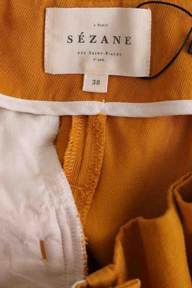 Pants SEZANE - Seconde main Yellow