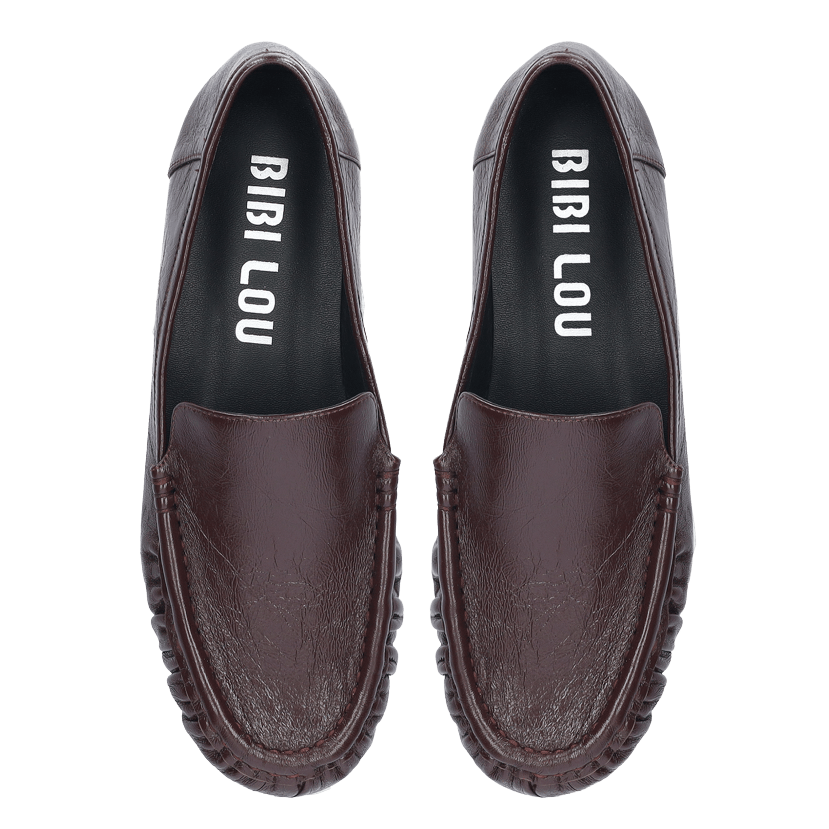 Mocassins en cuir BIBI LOU Rot