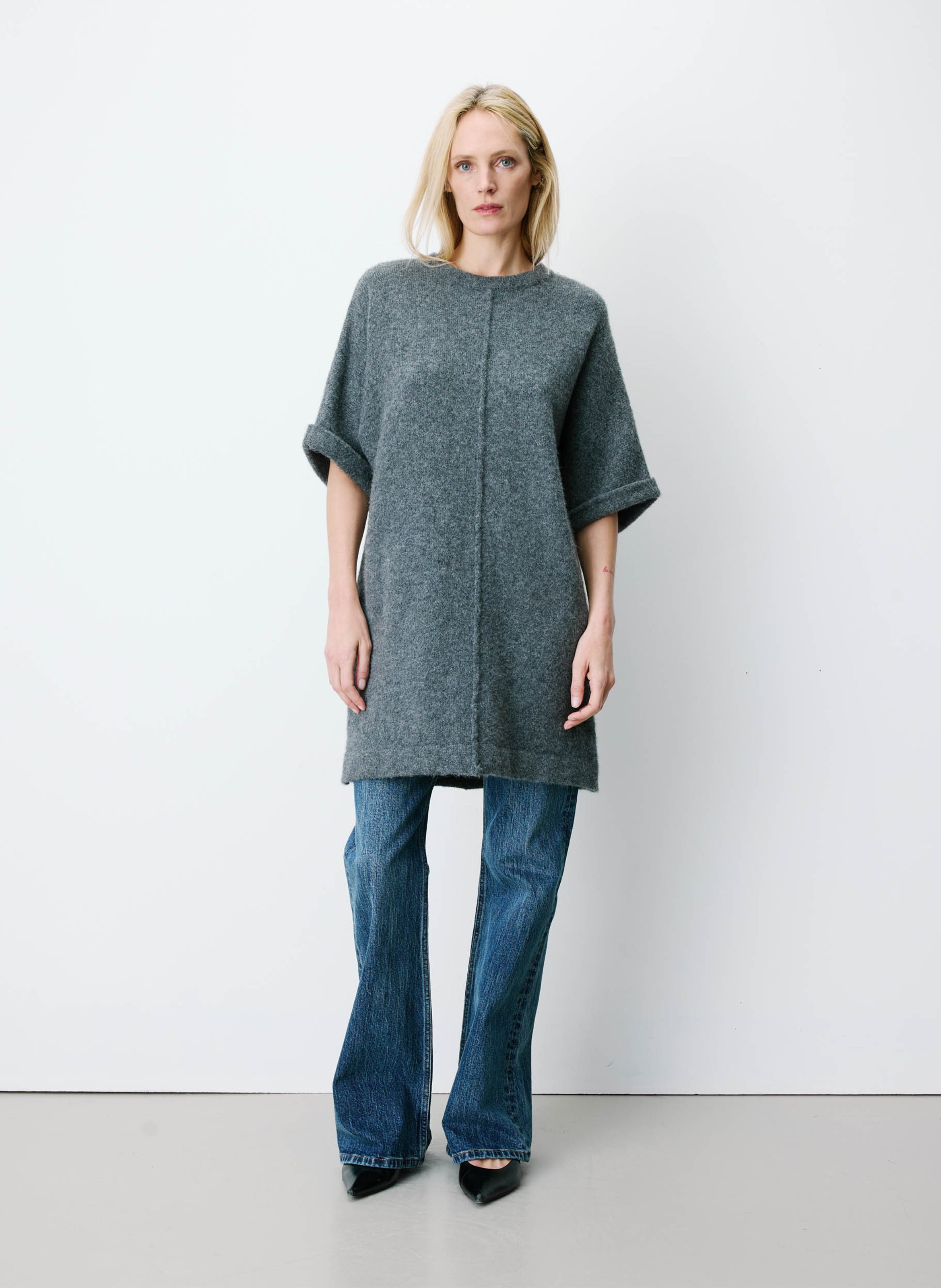 Robe courte maille GRACE ET MILA Noir