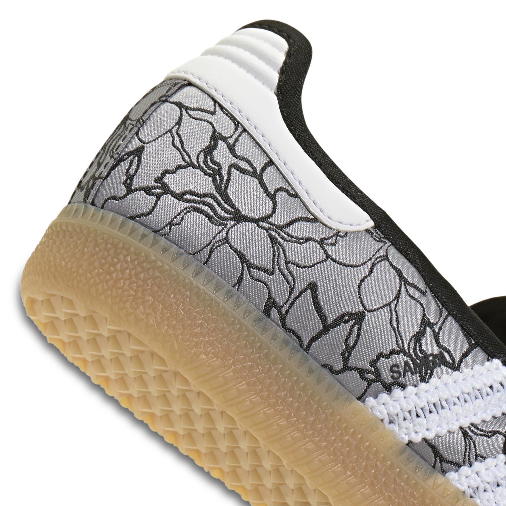 Low-top printed Velcro trainers ADIDAS Black
