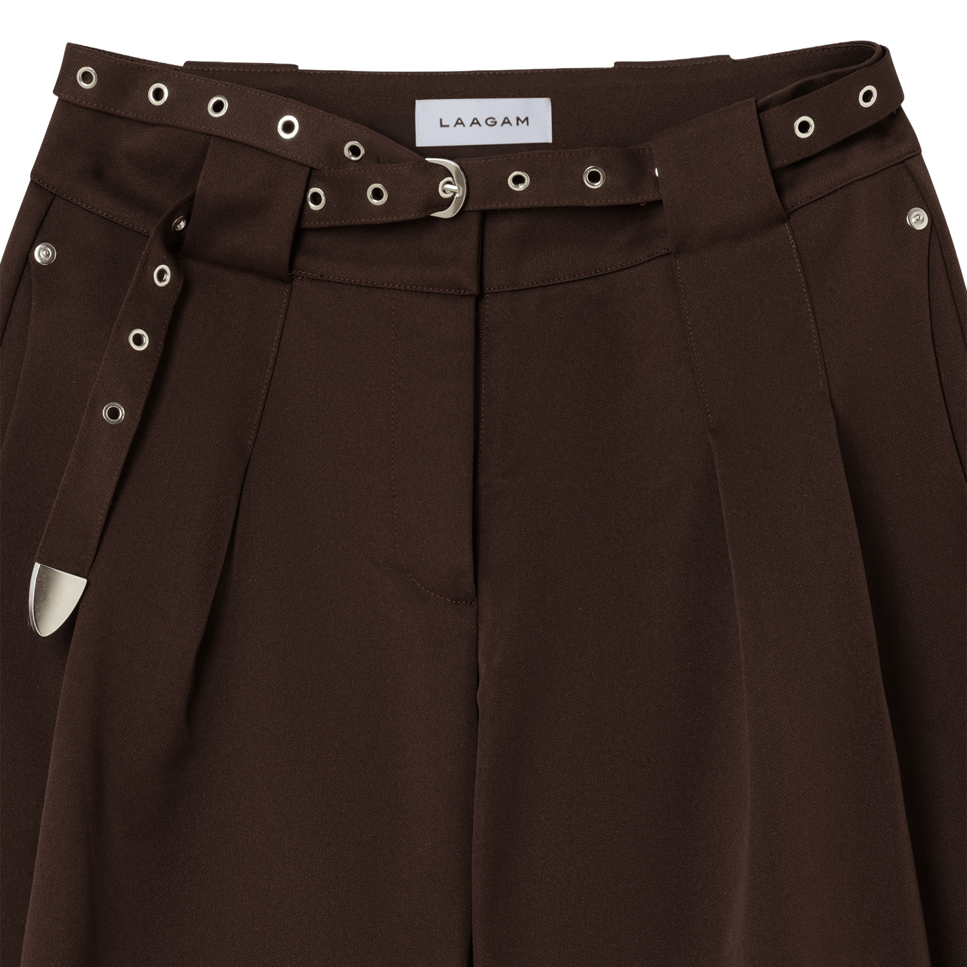 Wide-leg pants LAAGAM Brown