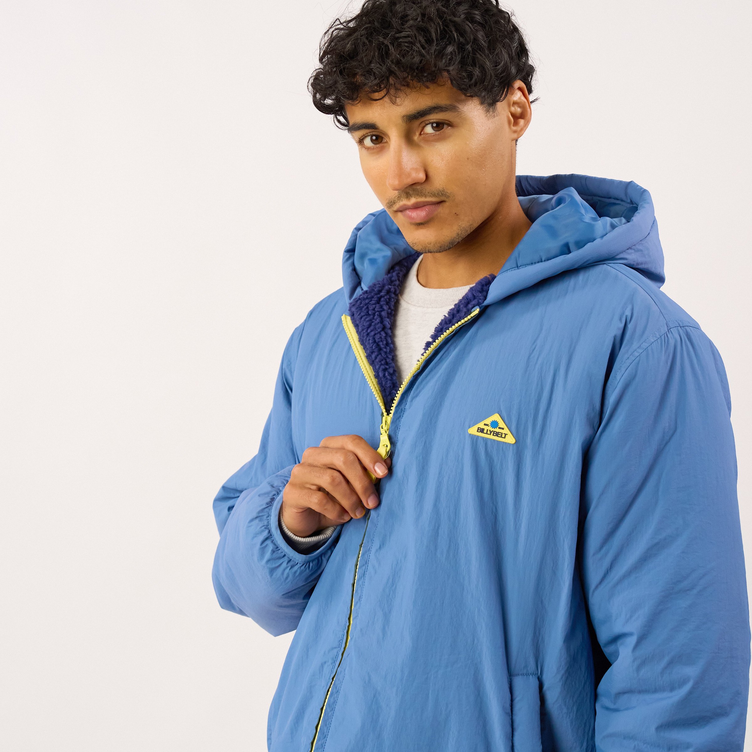 Unisex hooded parka BILLYBELT Blue