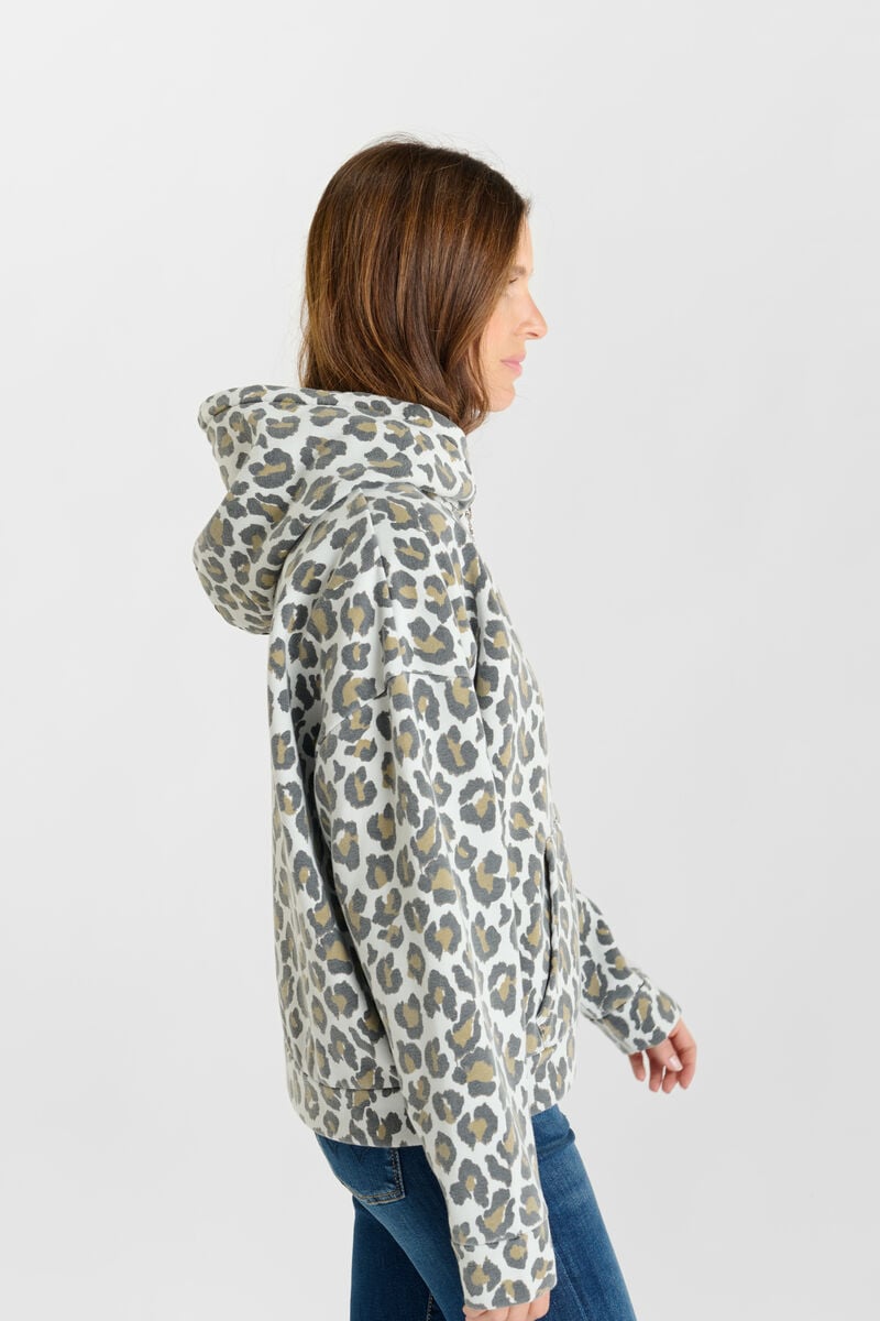 Hooded sweatshirt LE TEMPS DES CERISES Brown