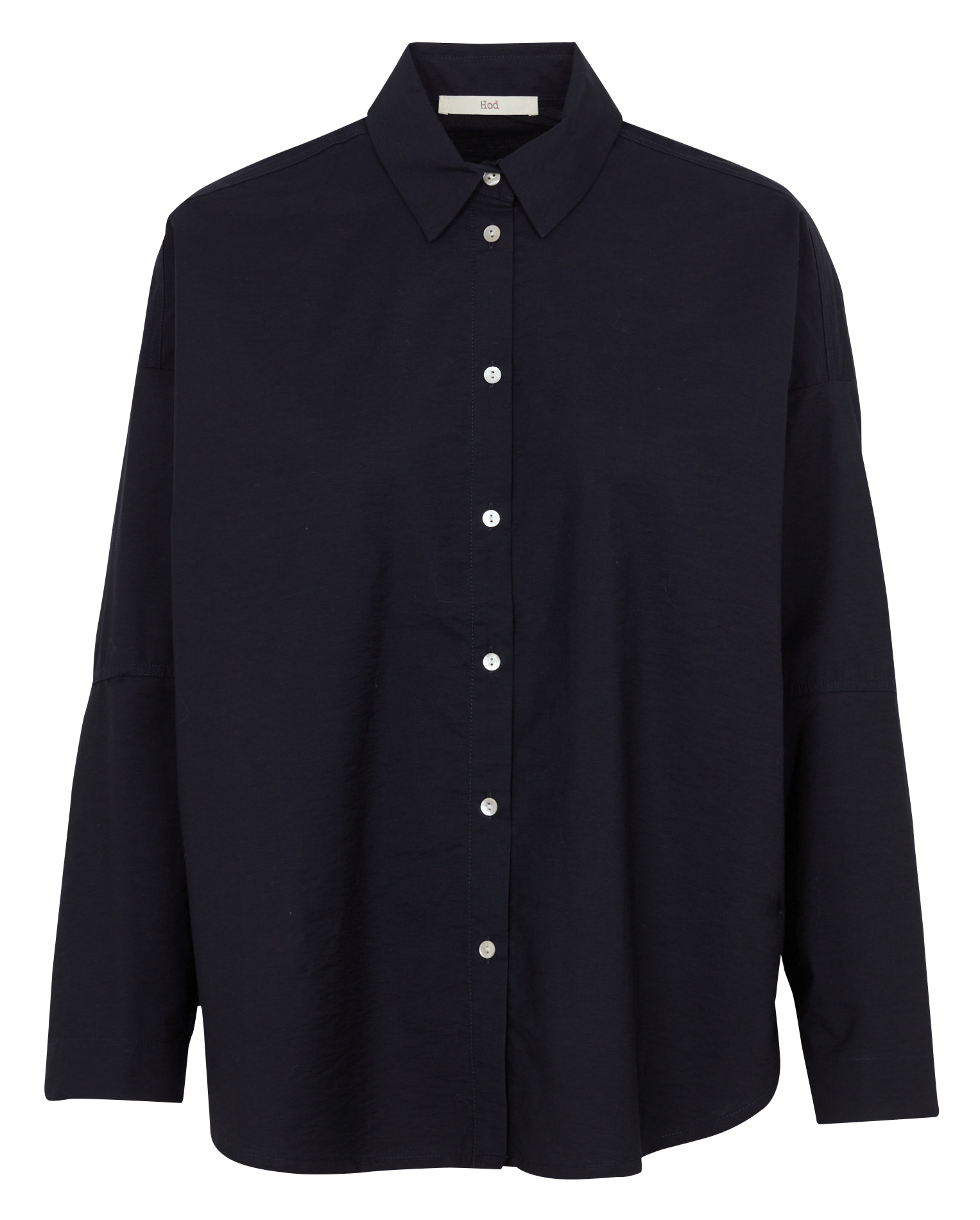 Loose-fit cotton shirt with classic collar HOD PARIS Blue