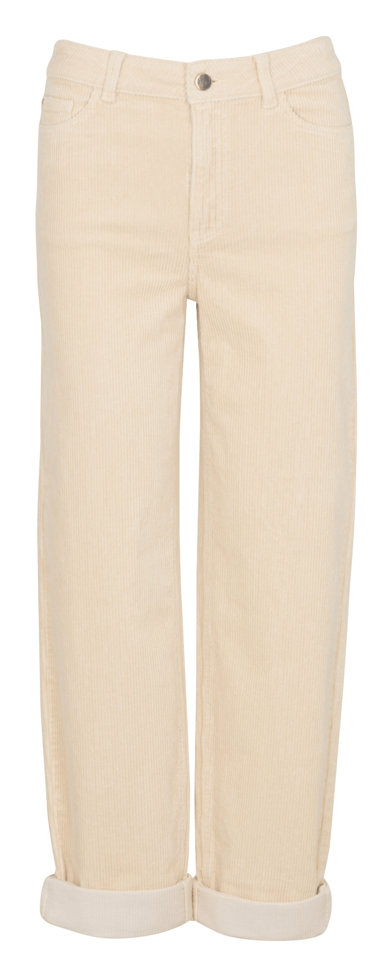 Straight corduroy pants in blended cotton MAISON 123 White