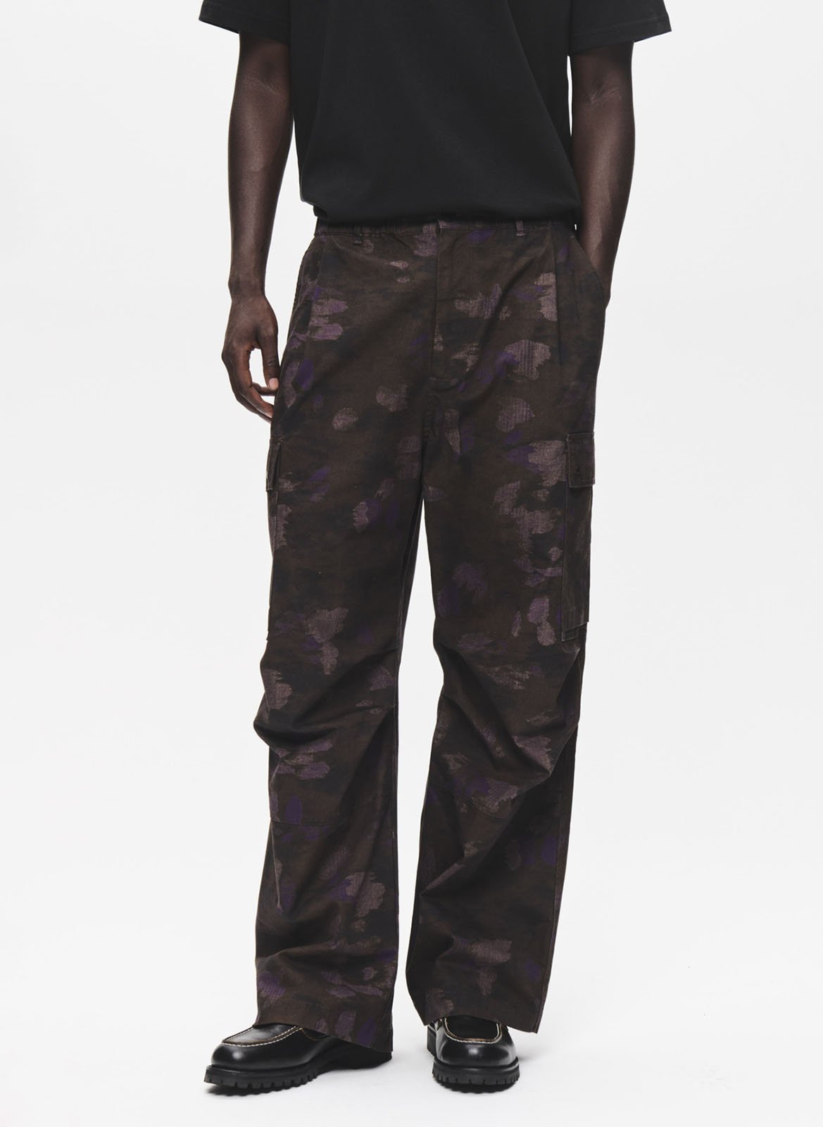 Straight-leg cotton pants WOOD WOOD Green